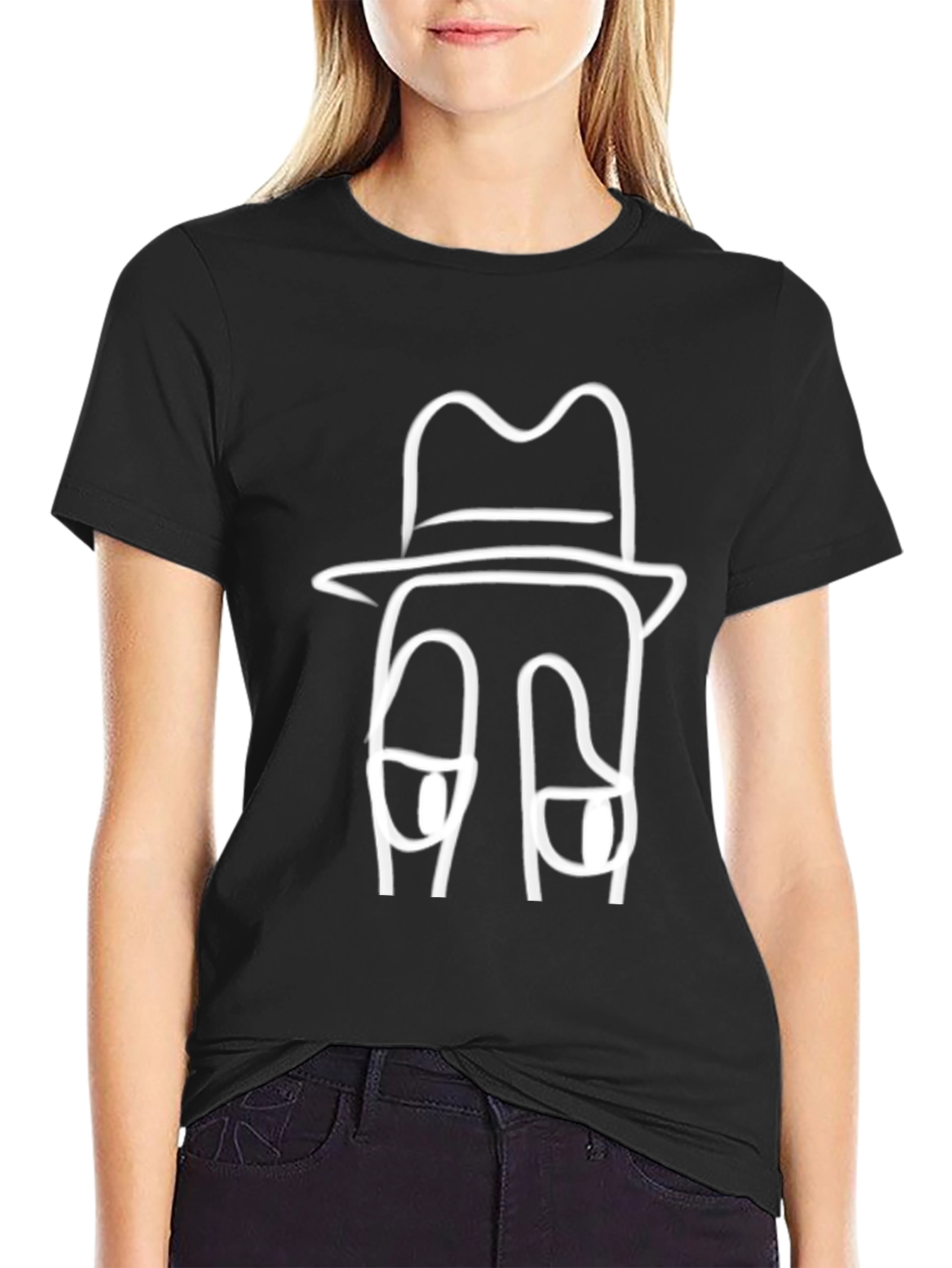 Cool & Quirky Tee: Cartoon Fedoras Graphic T-Shirt