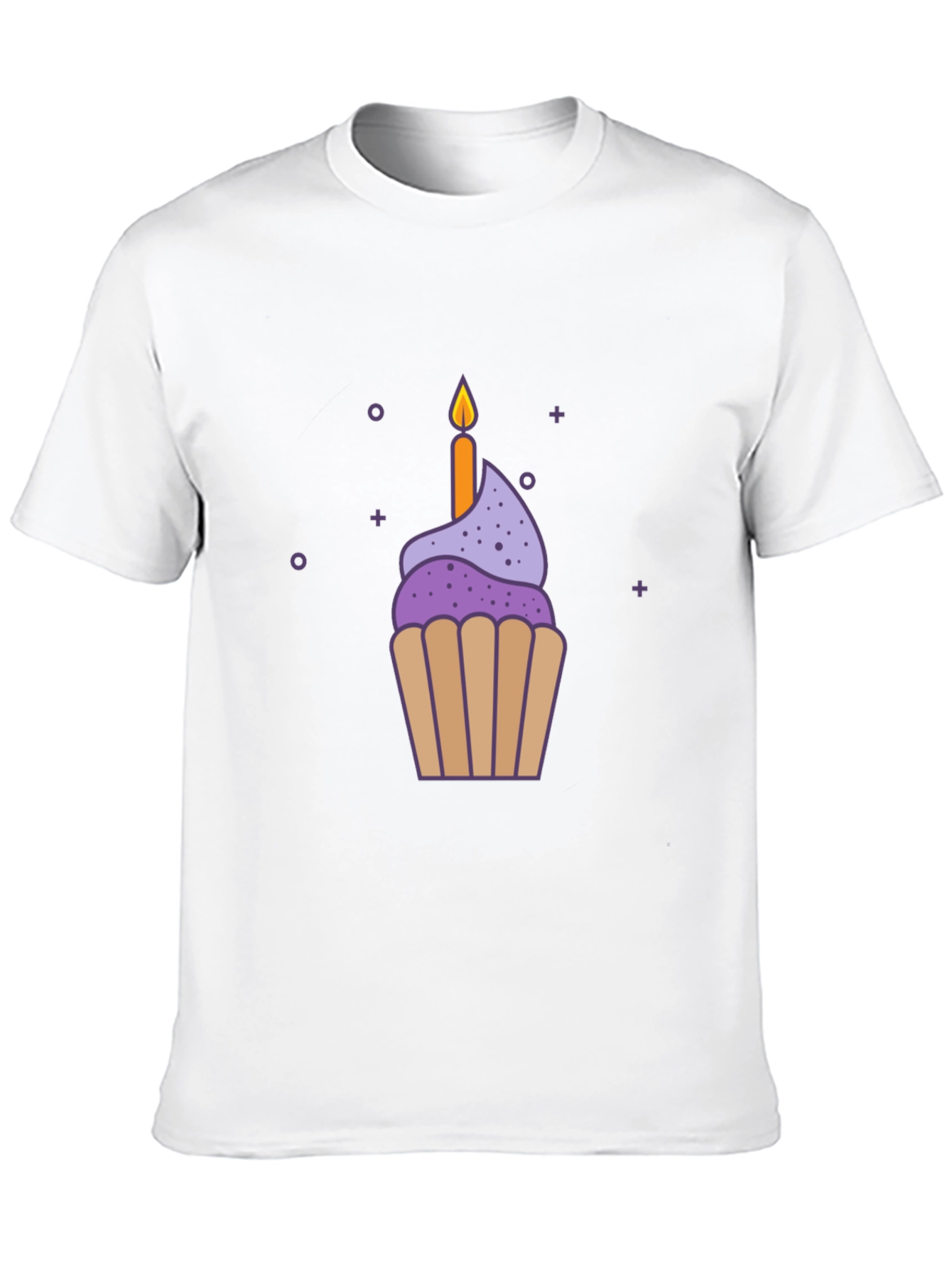 Birthday Cupcake Graphic Tee - Sweet Celebration Style