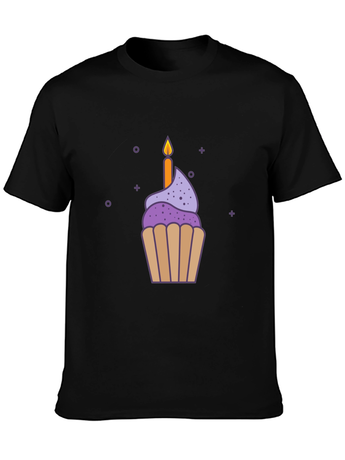 Birthday Cupcake Graphic Tee - Sweet Celebration Style