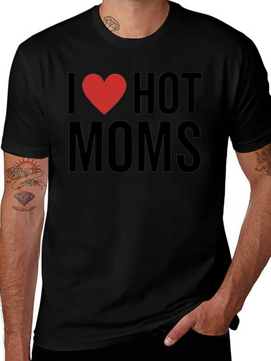 I Heart Hot Moms Graphic Tee