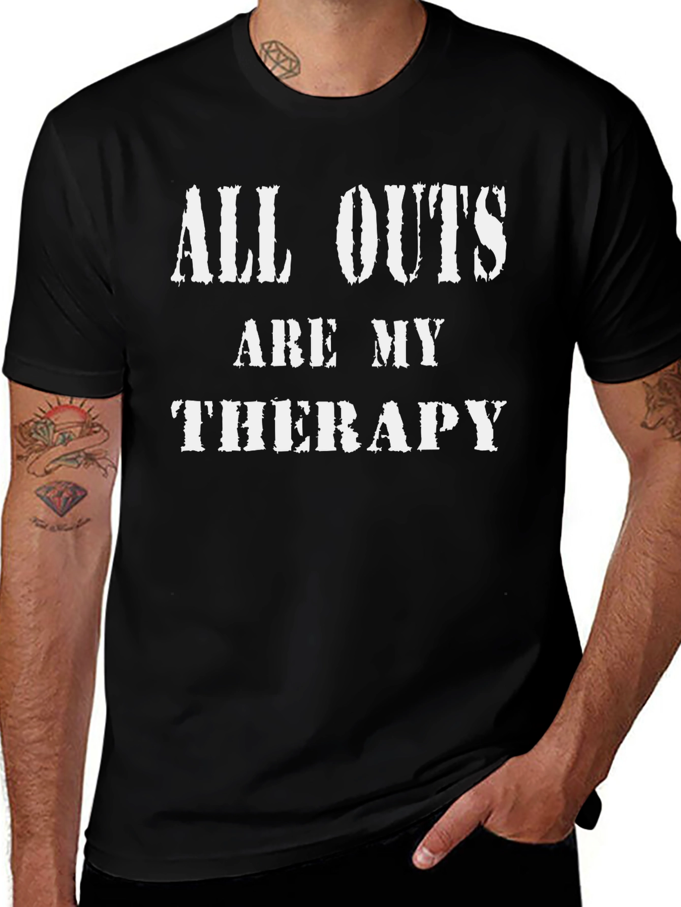 All Outs Are My Therapy Graphic Tee