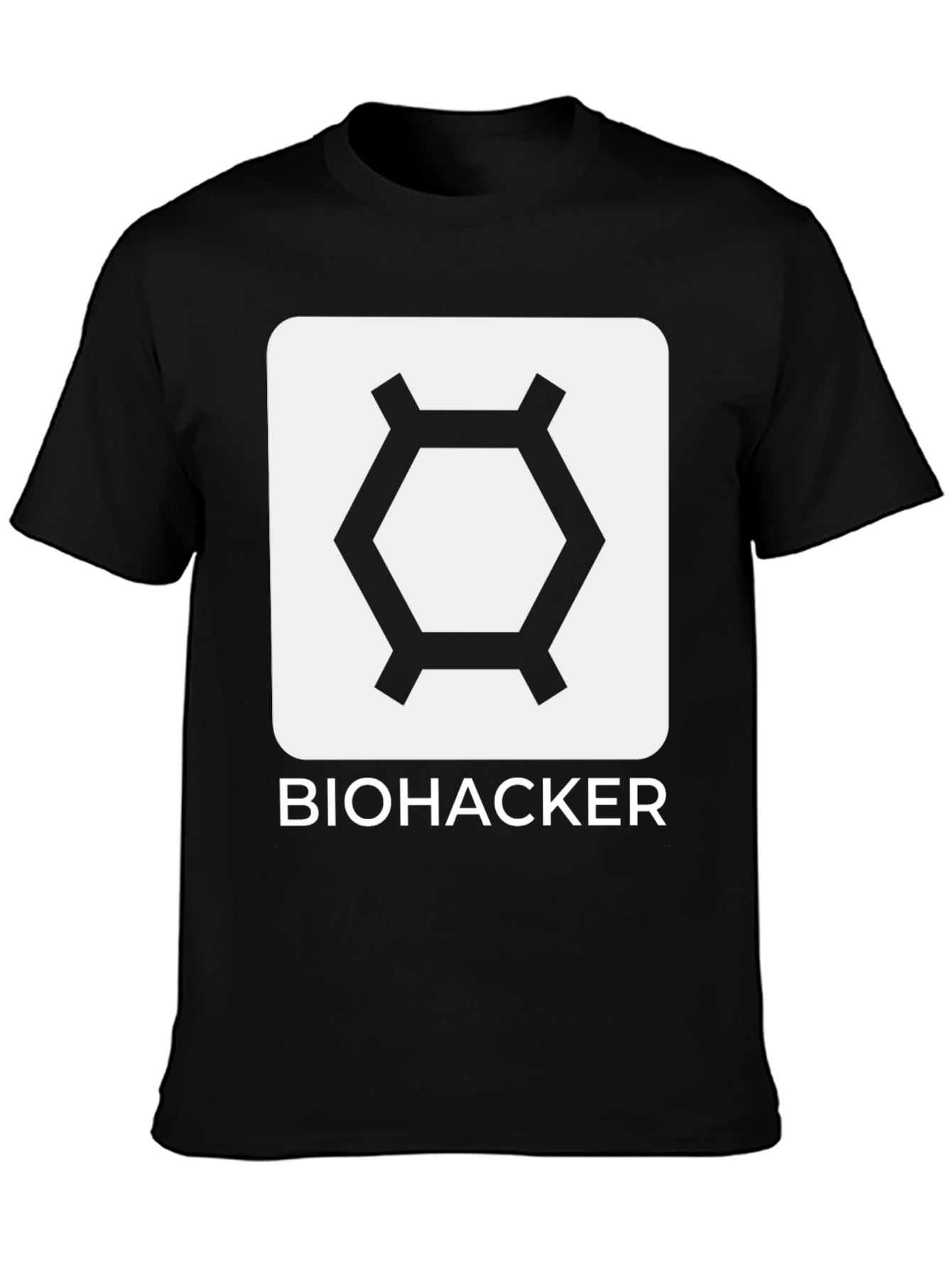 Biohacker Graphic Tee - Black