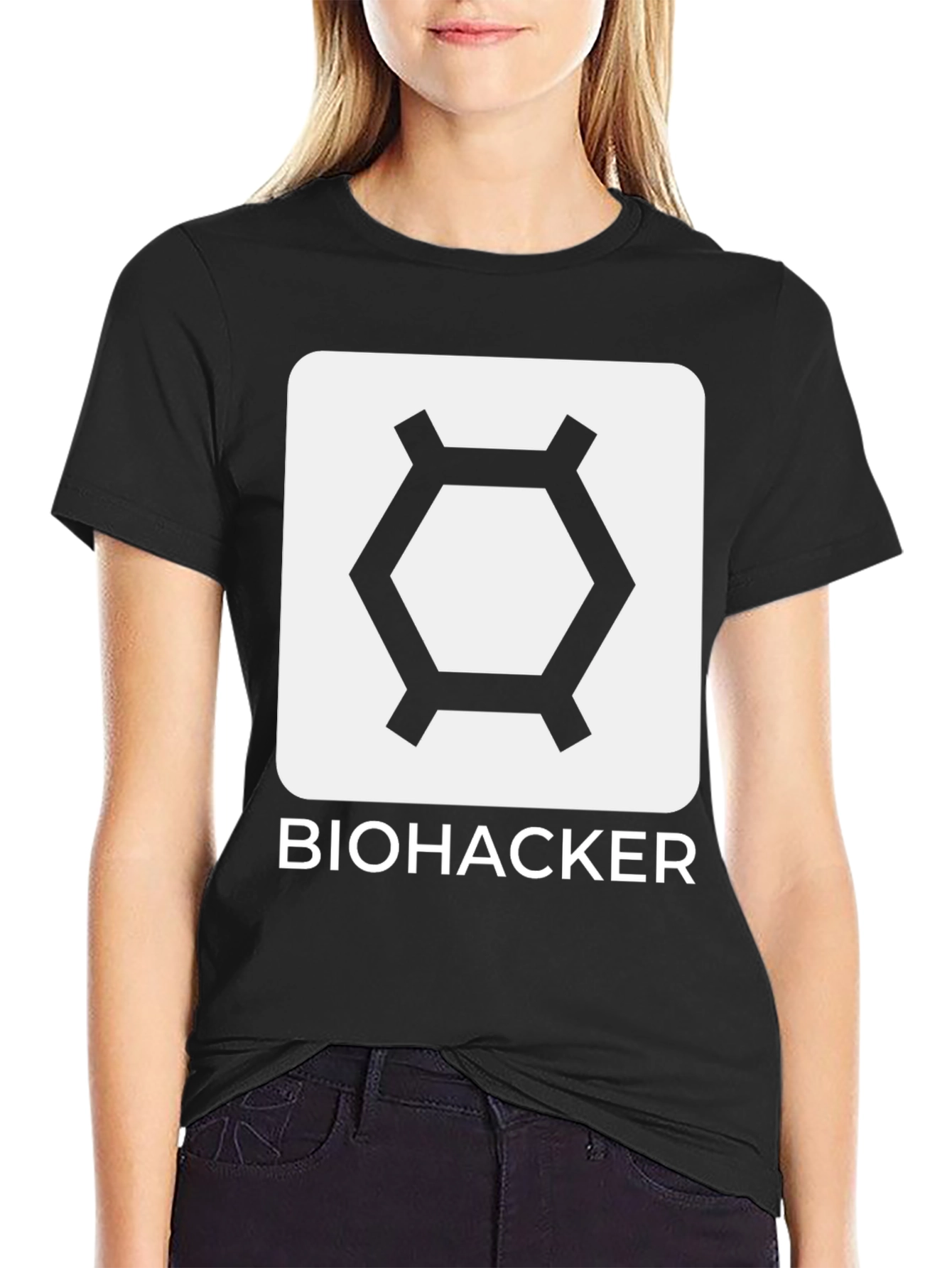 Biohacker Graphic Tee - Black