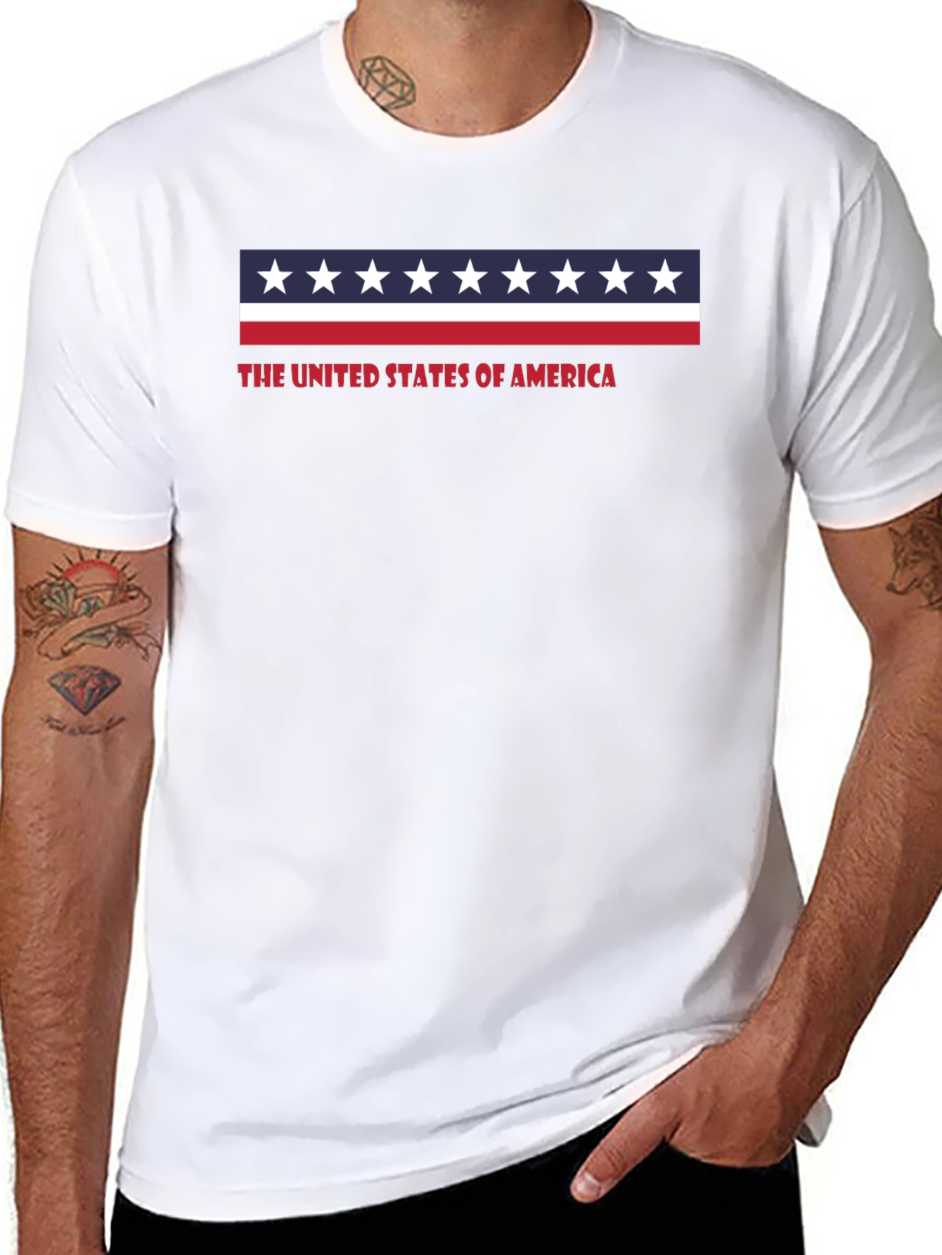 American Flag Stars and Stripes T-Shirt