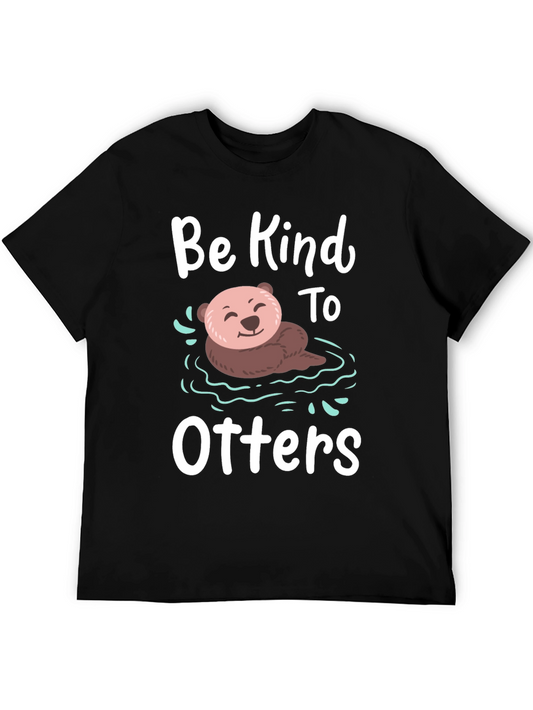 Be Kind to Otters T-Shirt - Cute Animal Graphic Tee