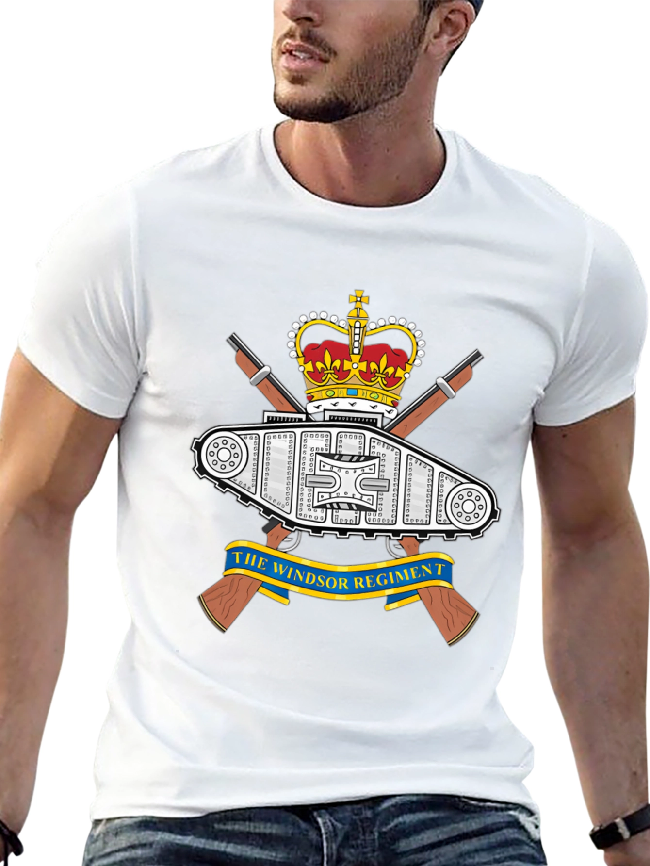 Windsor Regiment T-Shirt - Military Tank Design