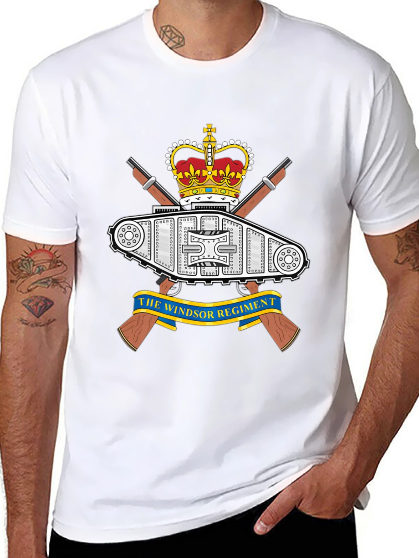 Windsor Regiment T-Shirt - Military Tank Design