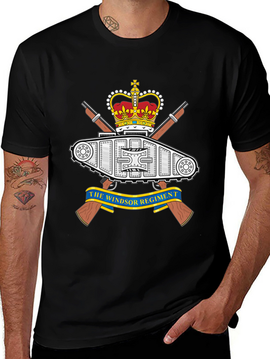 Windsor Regiment T-Shirt - Military Tank Design