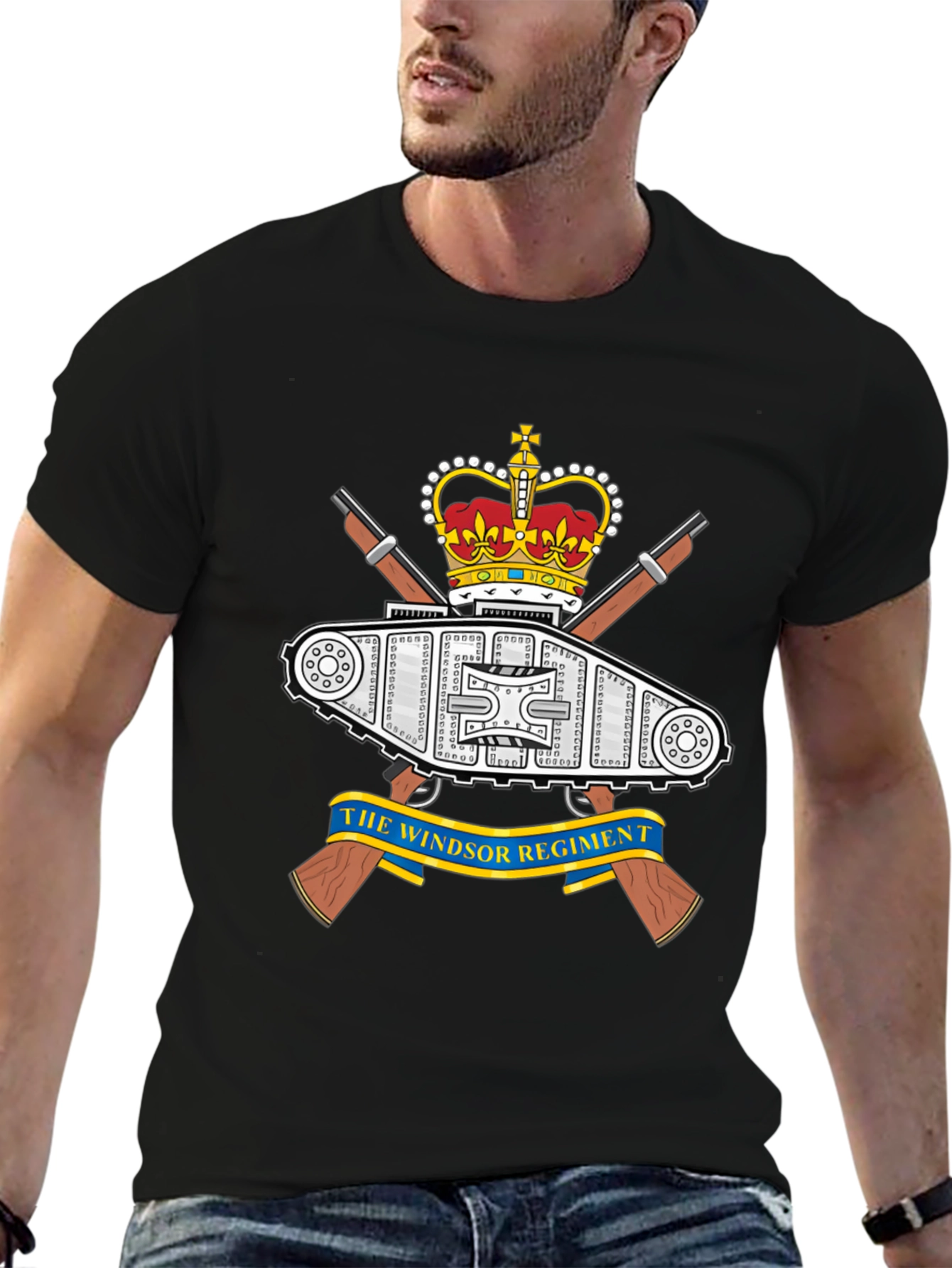 Windsor Regiment T-Shirt - Military Tank Design