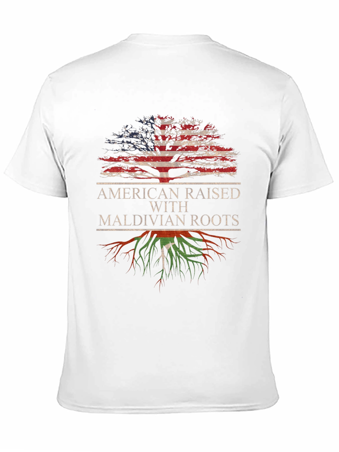 American Raised with Maldivian Roots T-Shirt