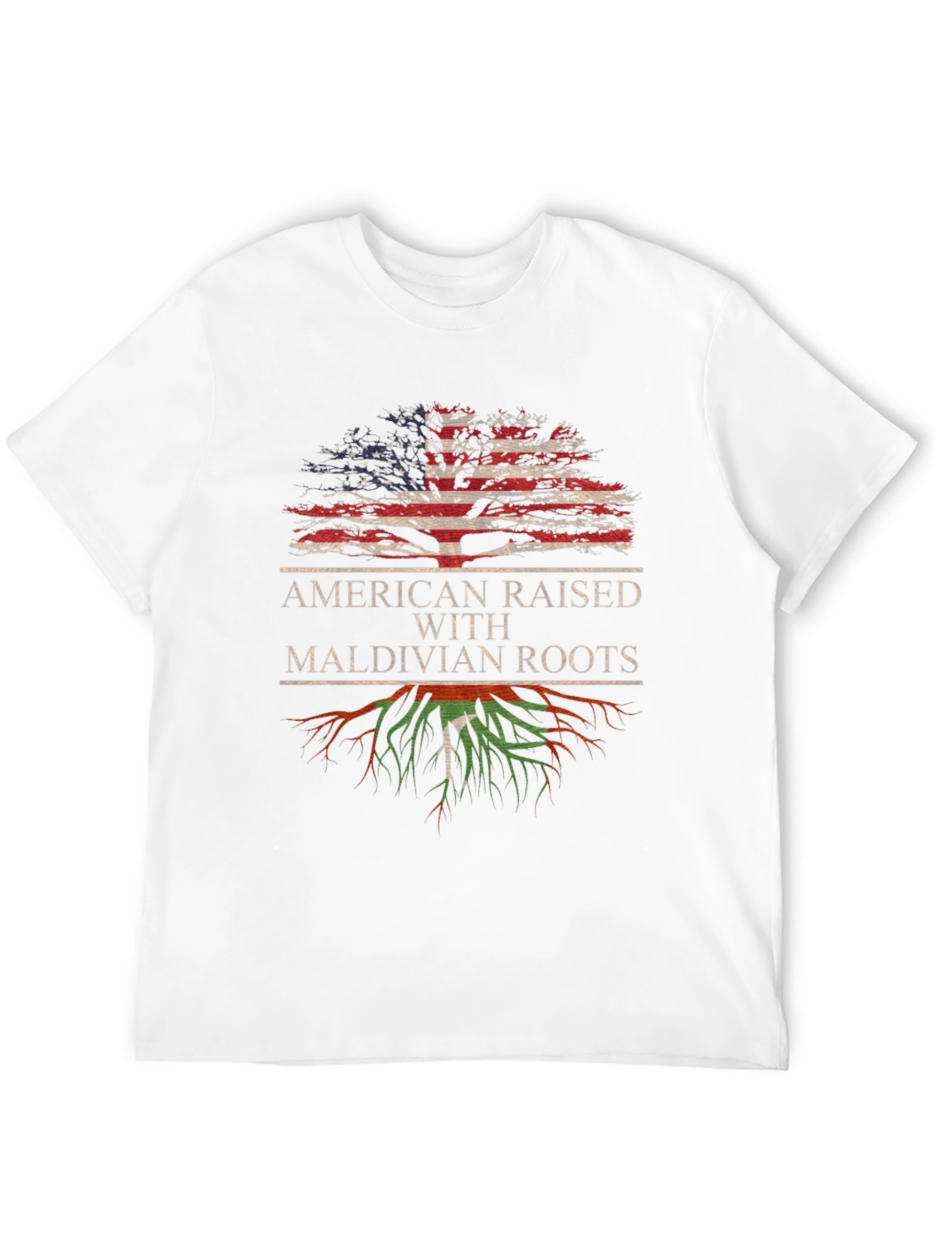 American Raised with Maldivian Roots T-Shirt