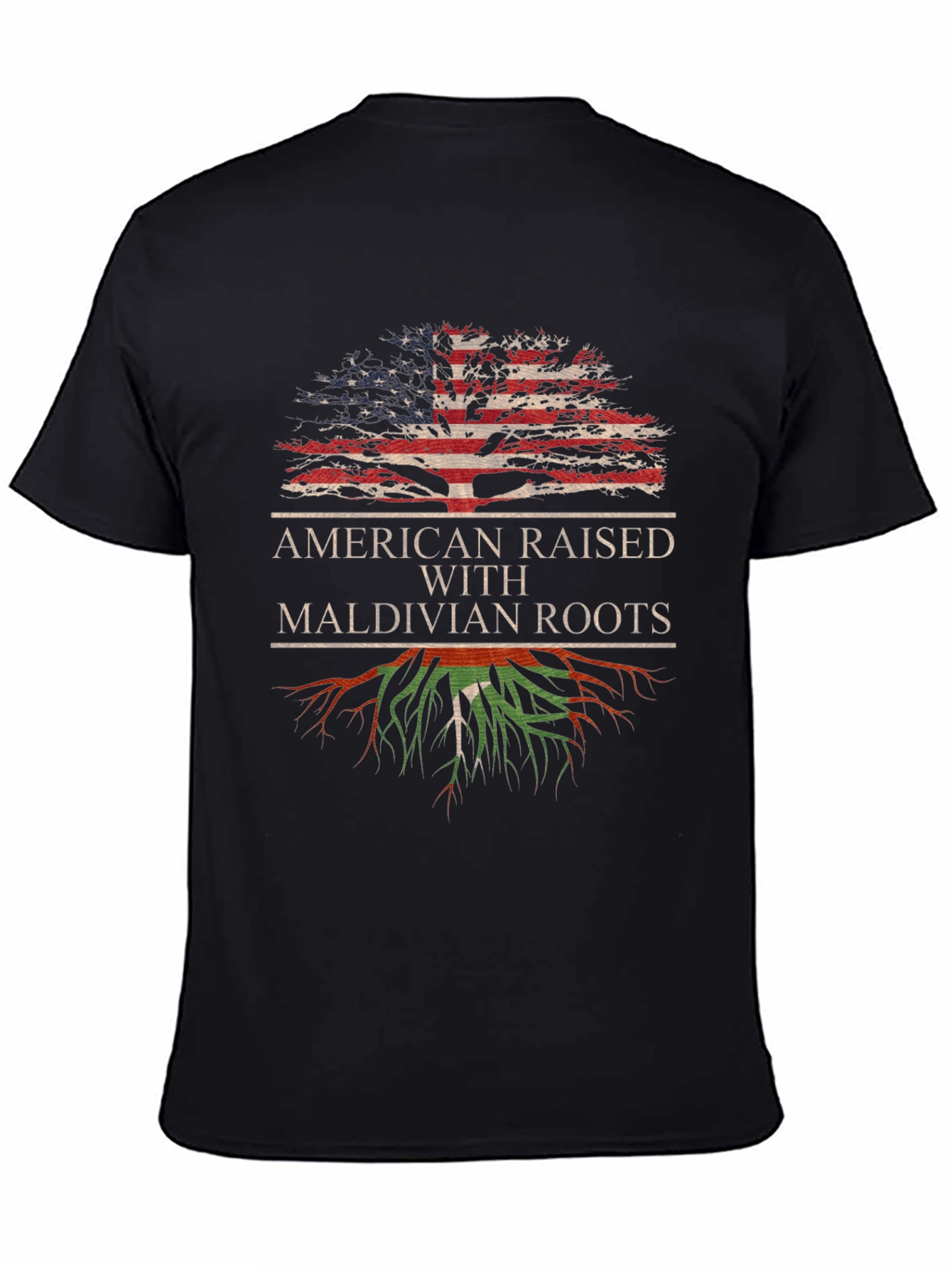 American Raised with Maldivian Roots T-Shirt