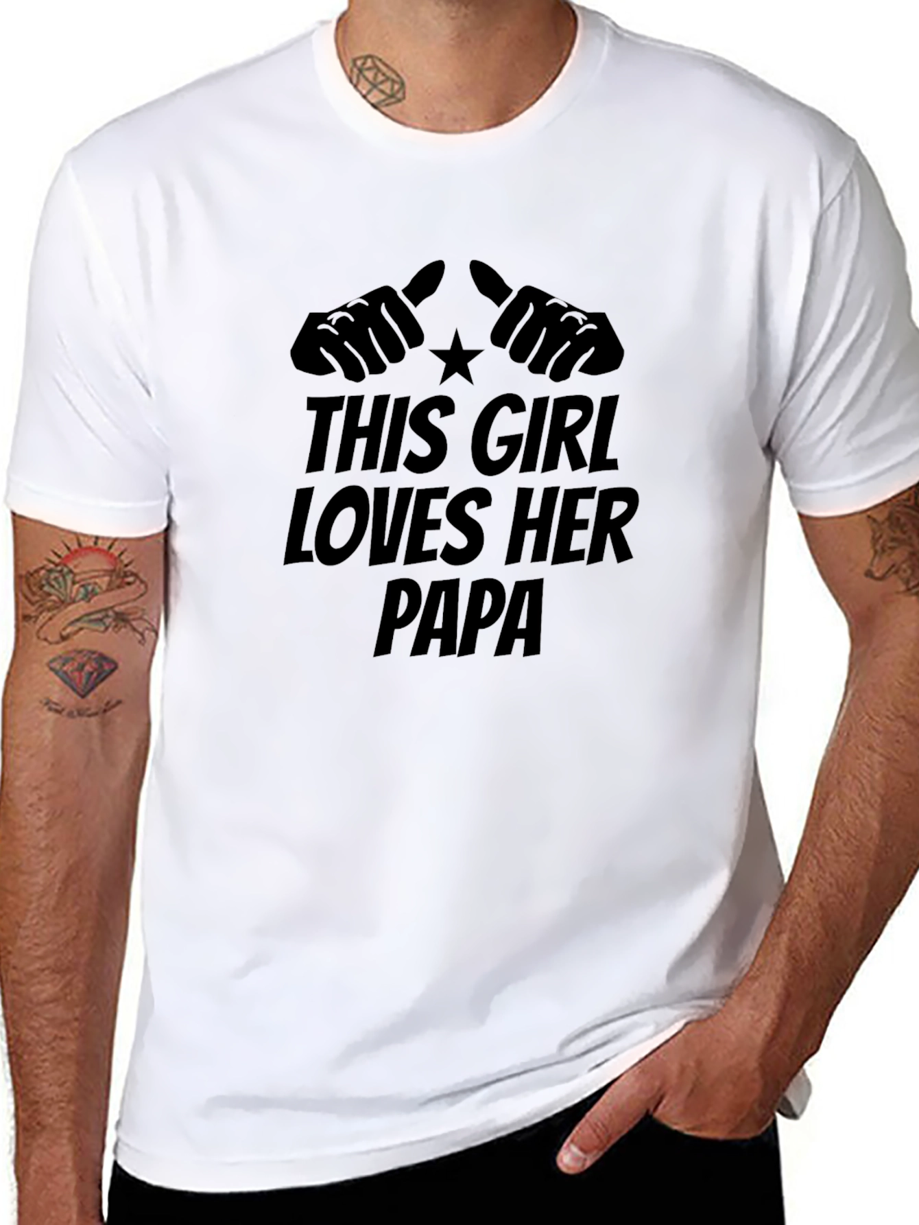 This Girl Loves Her Papa T-Shirt