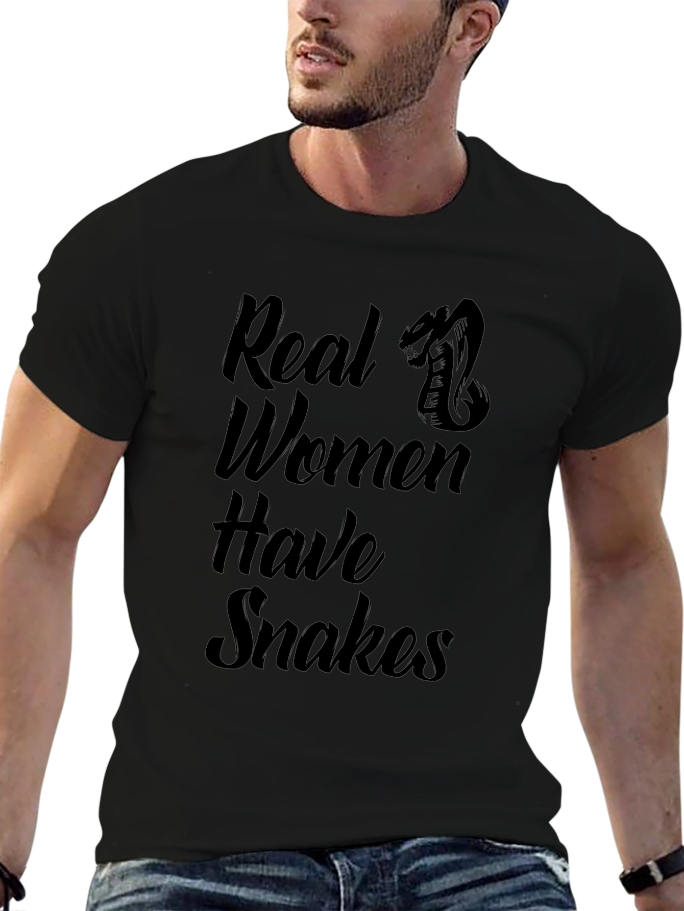 Real Women Have Snakes T-Shirt - Graphic Tee