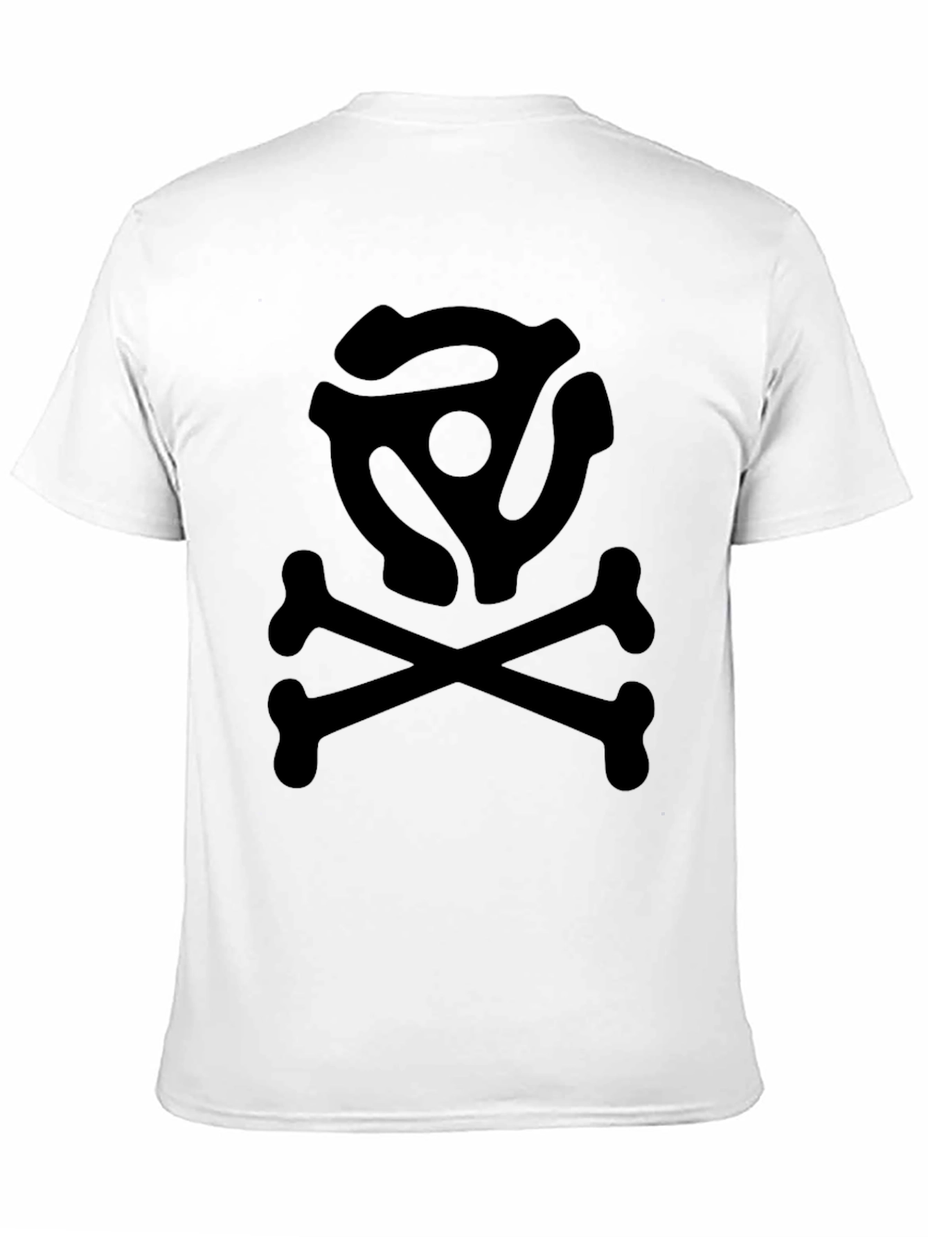 Record Adapter Skull & Crossbones T-Shirt