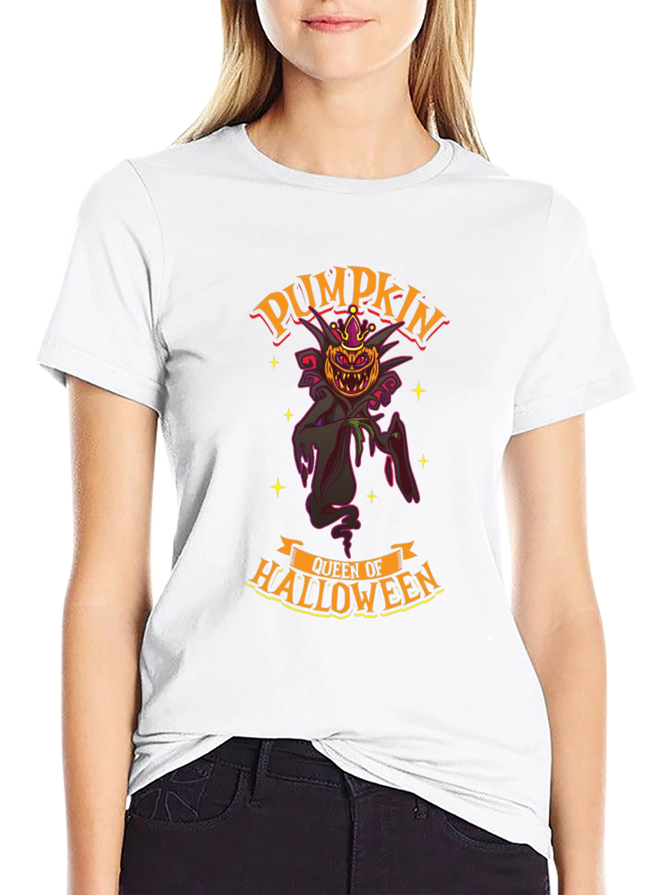 Pumpkin Queen Halloween T-Shirt