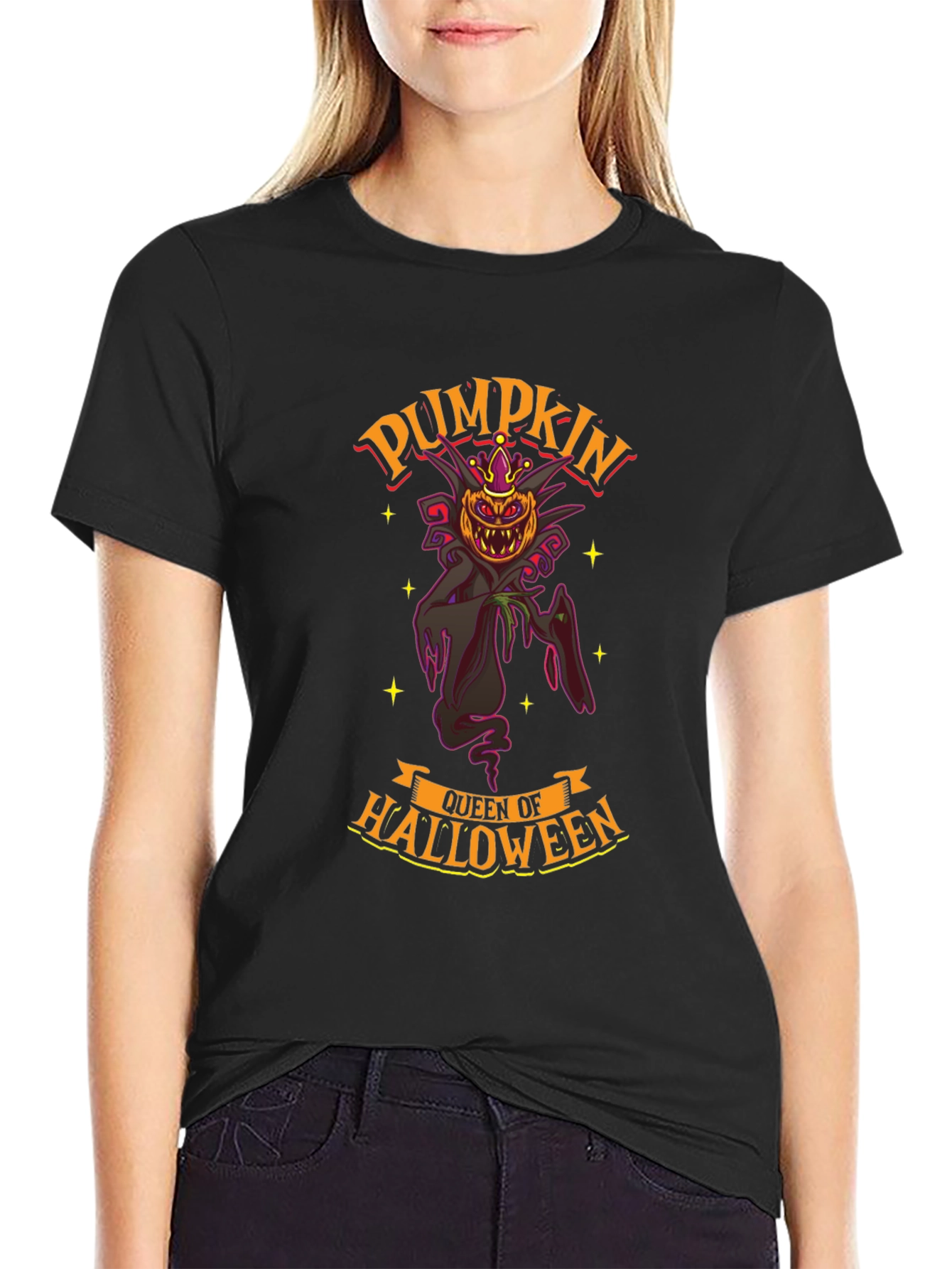 Pumpkin Queen Halloween T-Shirt