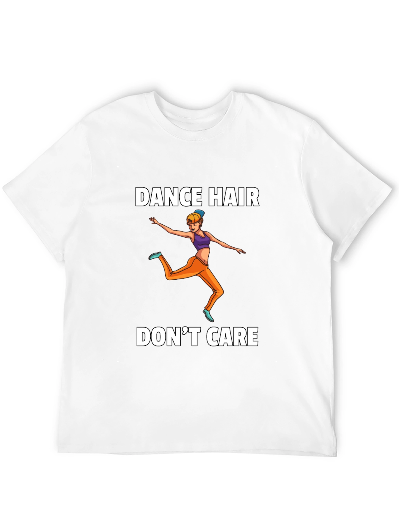 Dance Hair Dont Care Graphic Tee