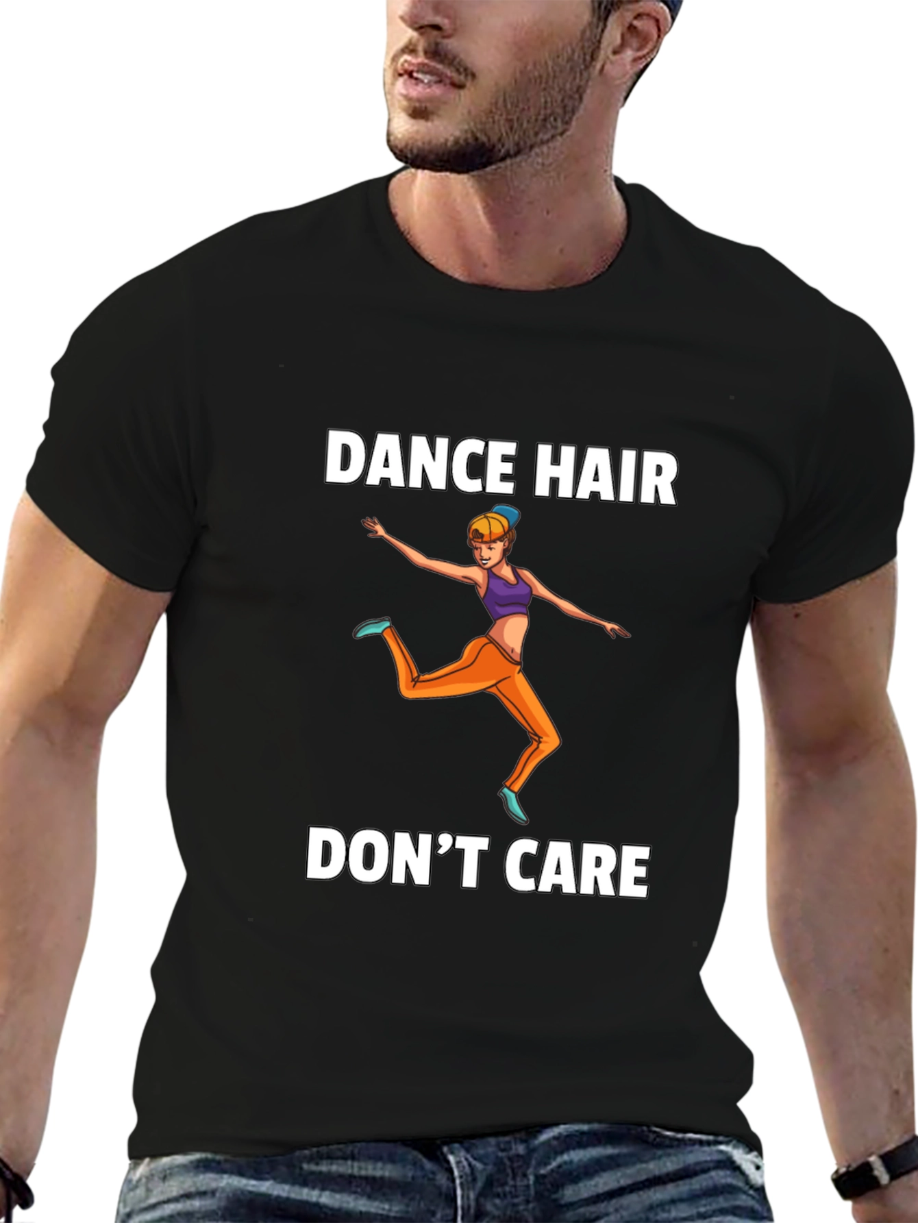 Dance Hair Dont Care Graphic Tee