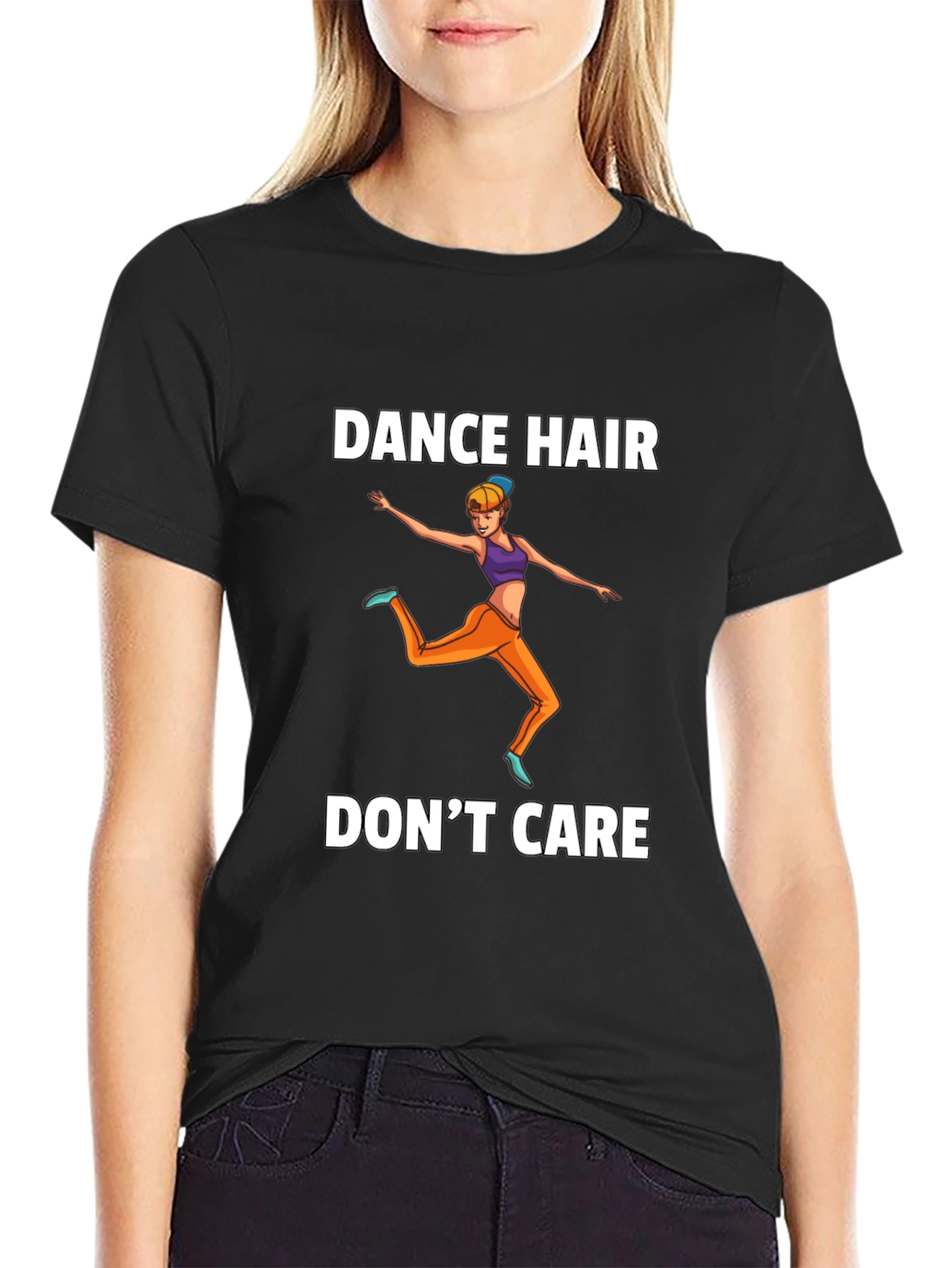 Dance Hair Dont Care Graphic Tee
