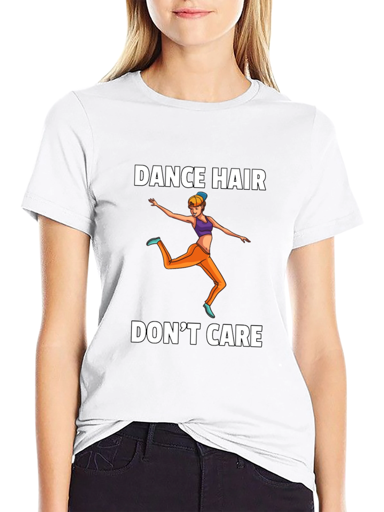 Dance Hair Dont Care Graphic Tee