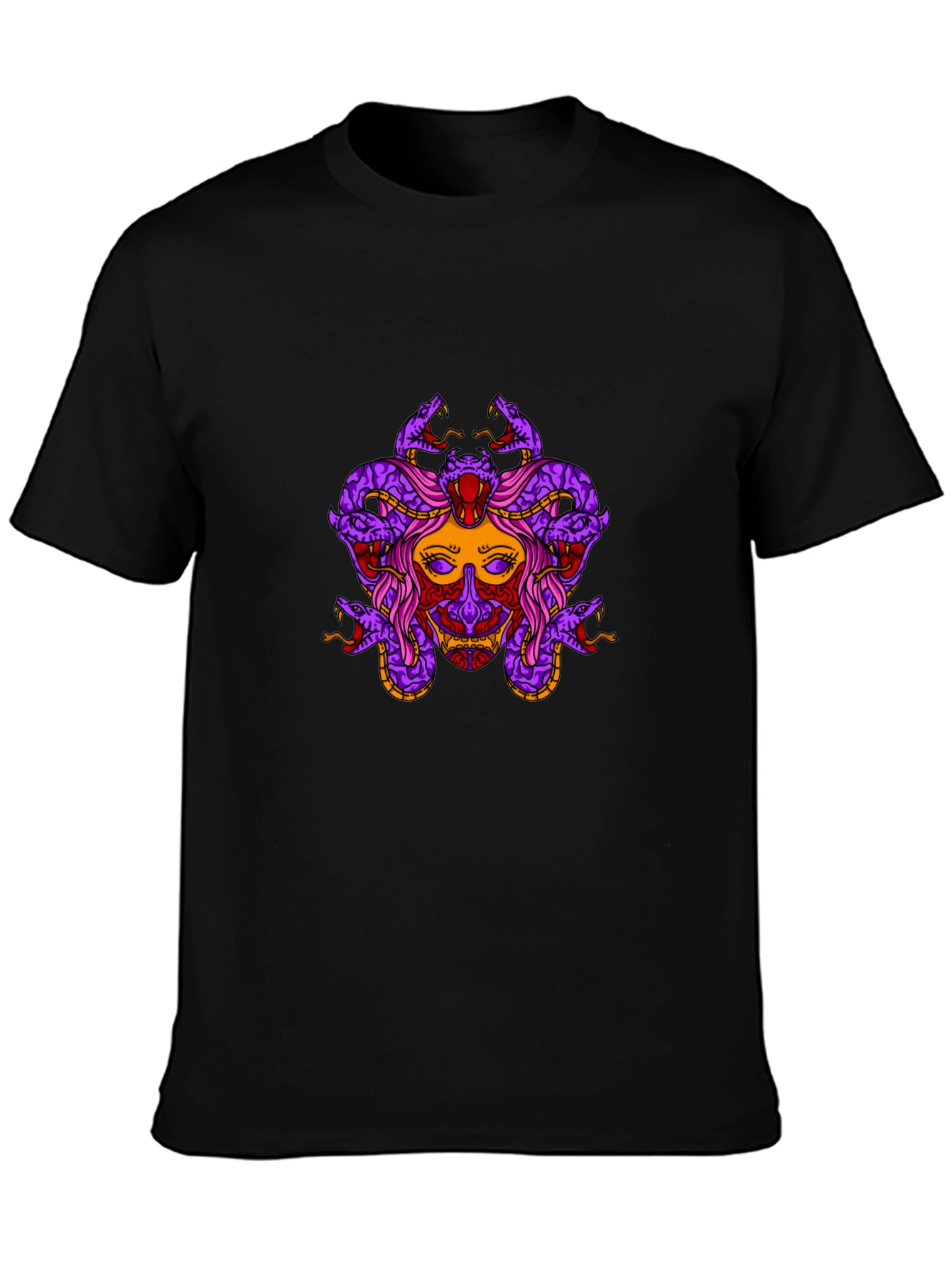 Medusa Graphic T-Shirt - Black