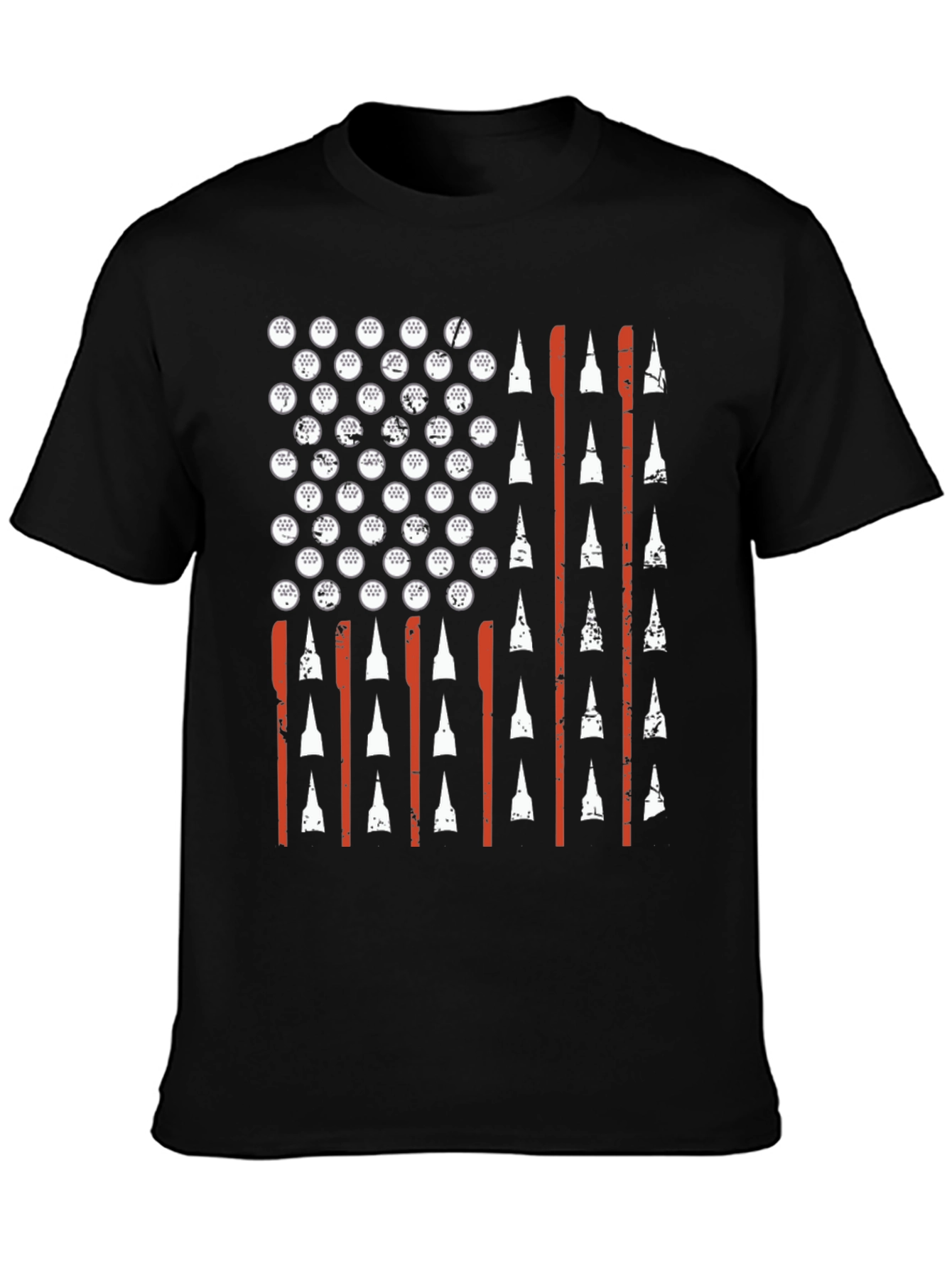 American Flag Golf T-Shirt