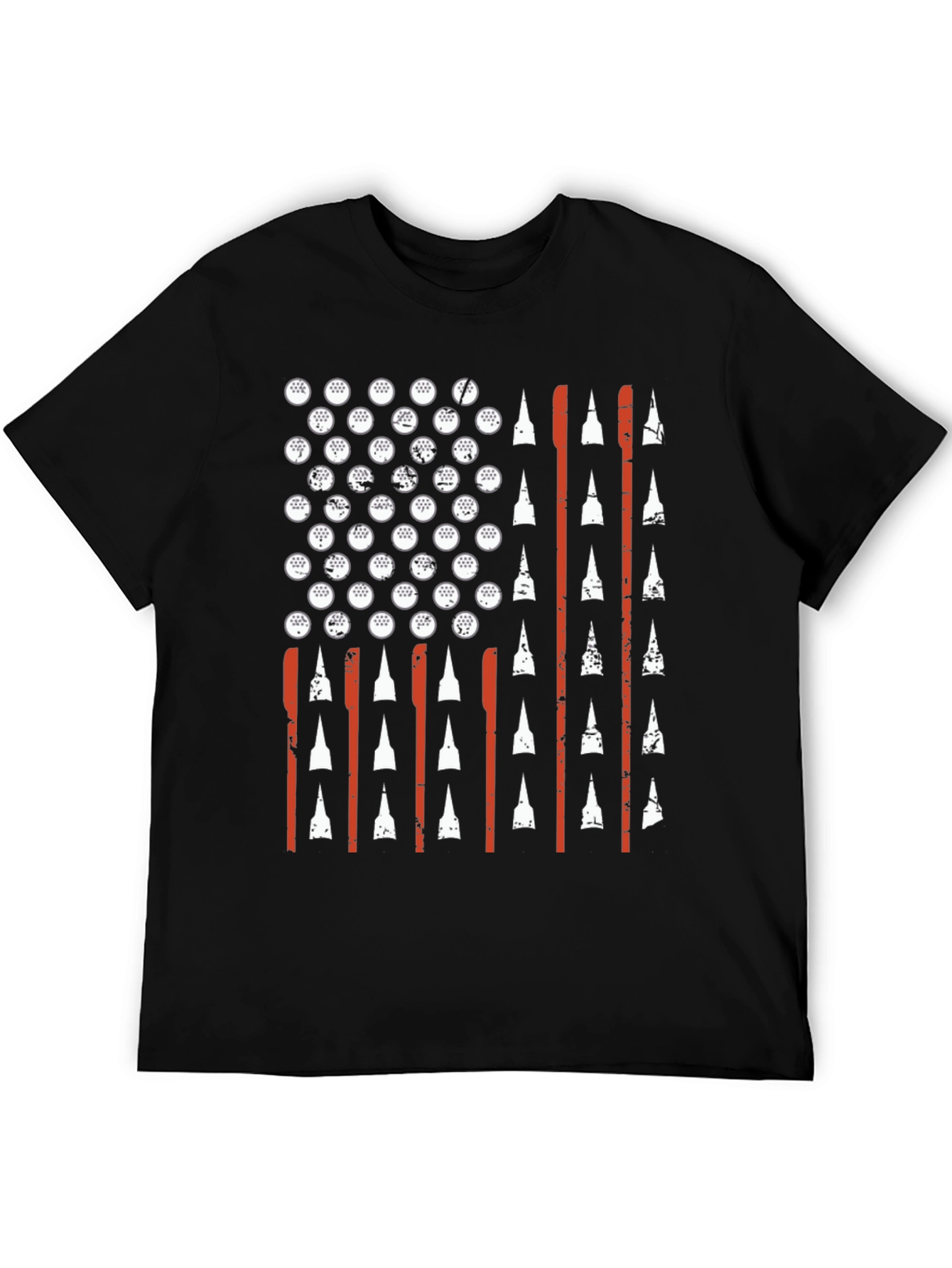 American Flag Golf T-Shirt