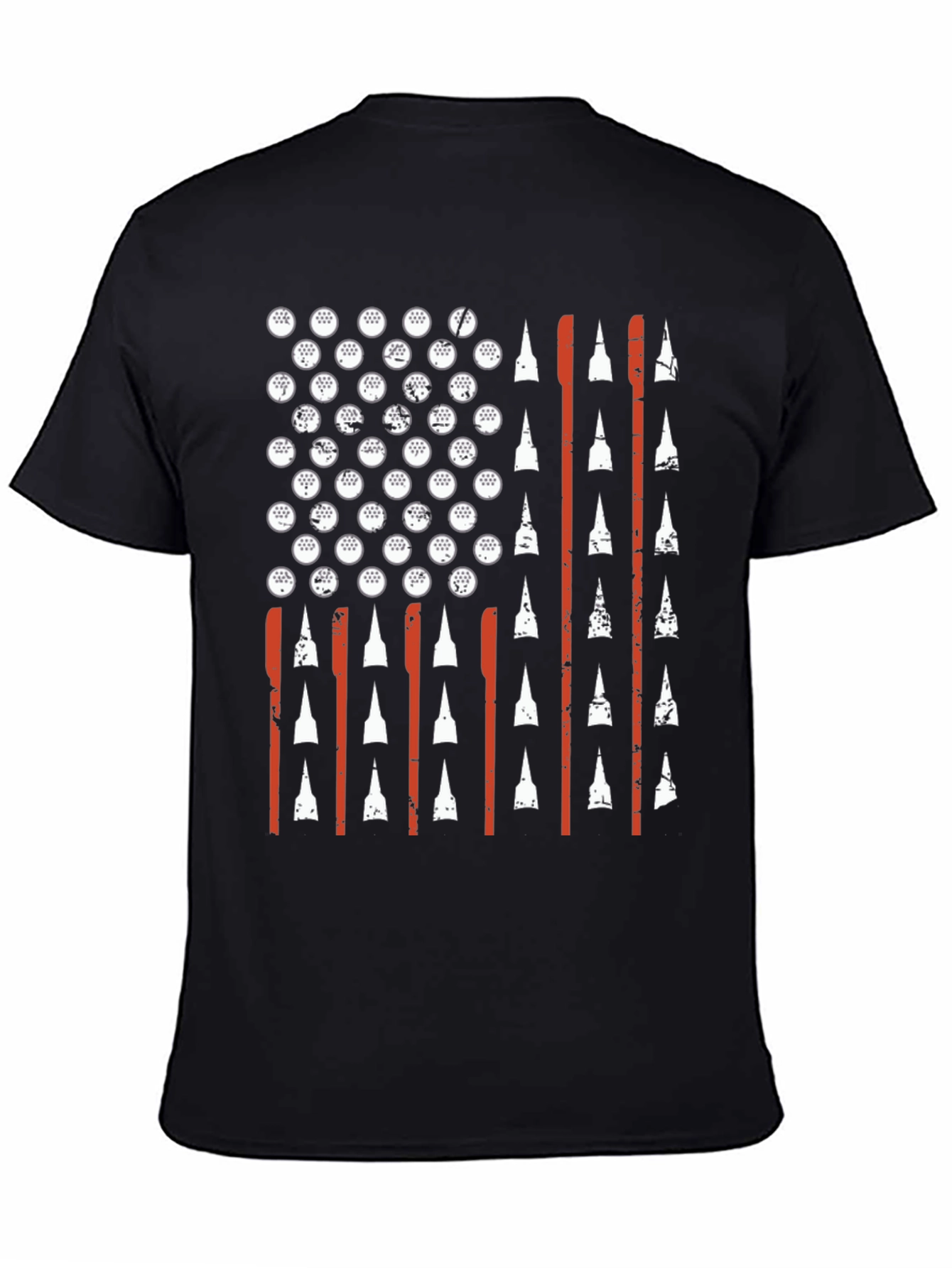 American Flag Golf T-Shirt