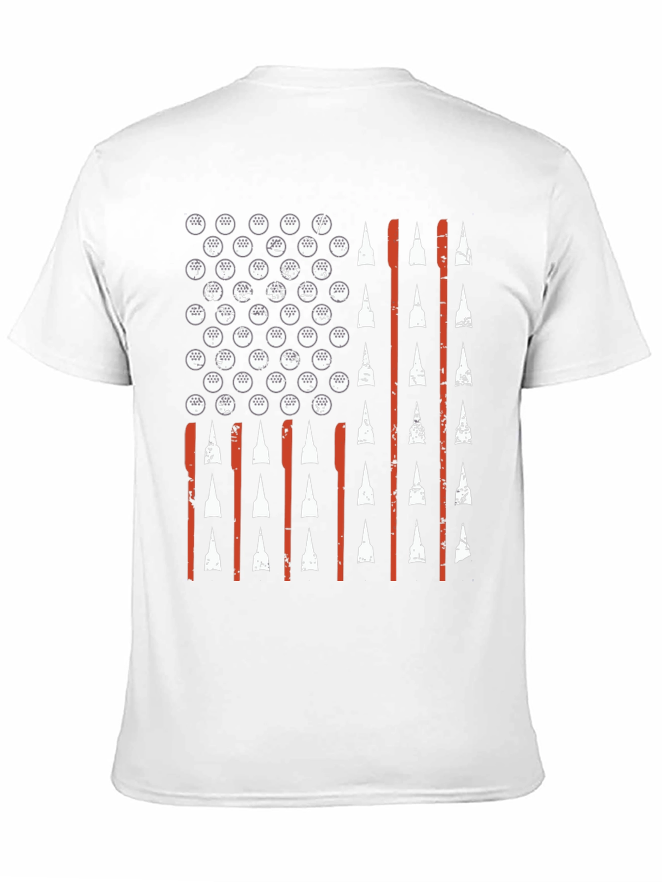 American Flag Golf T-Shirt