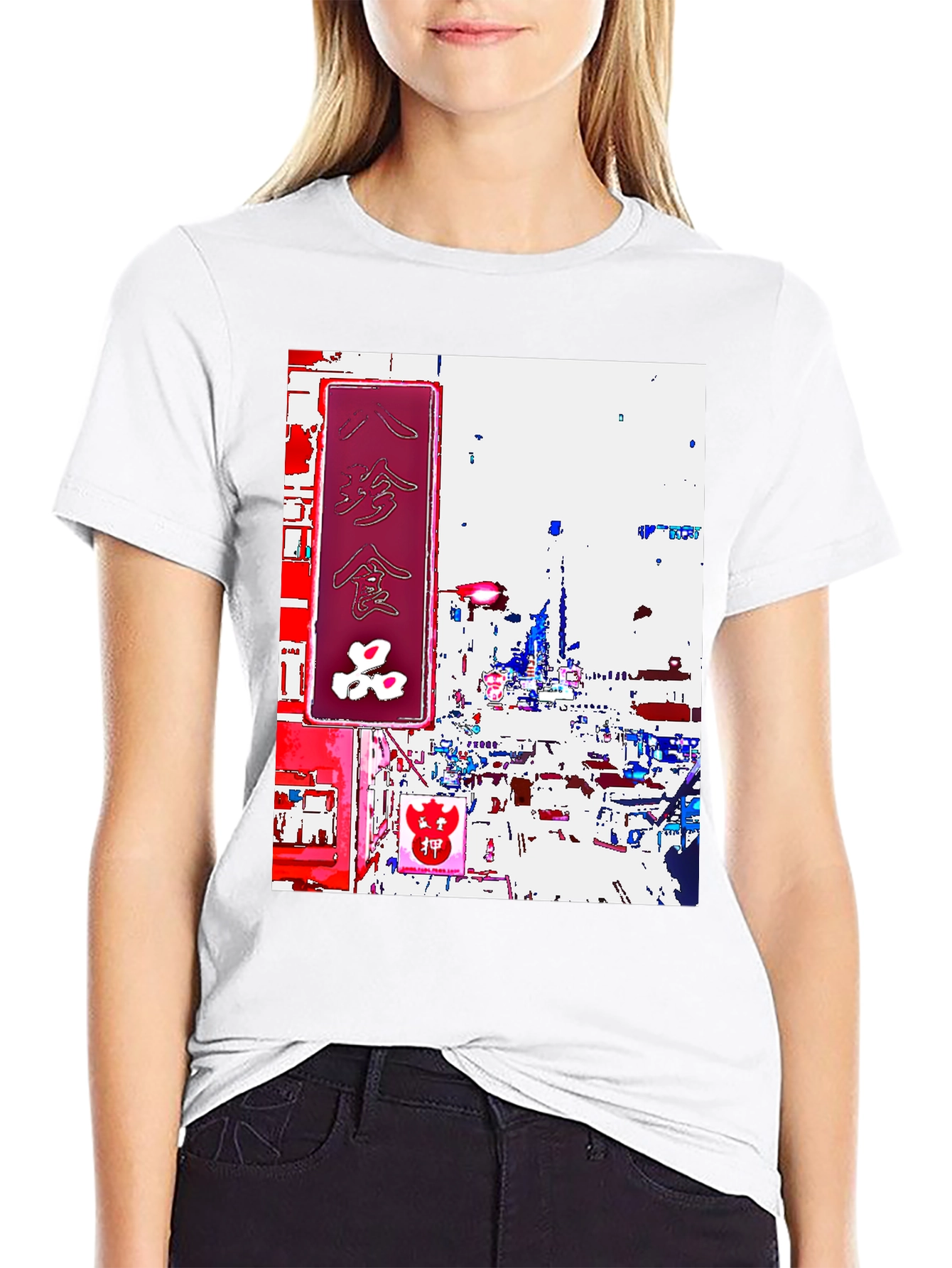 Tokyo Streetscape Graphic T-Shirt