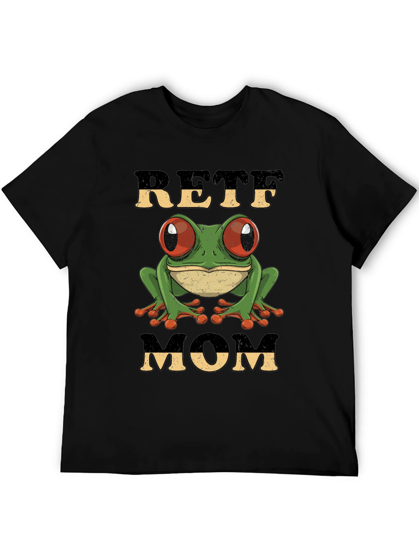 Retro Frog Mom Graphic T-Shirt