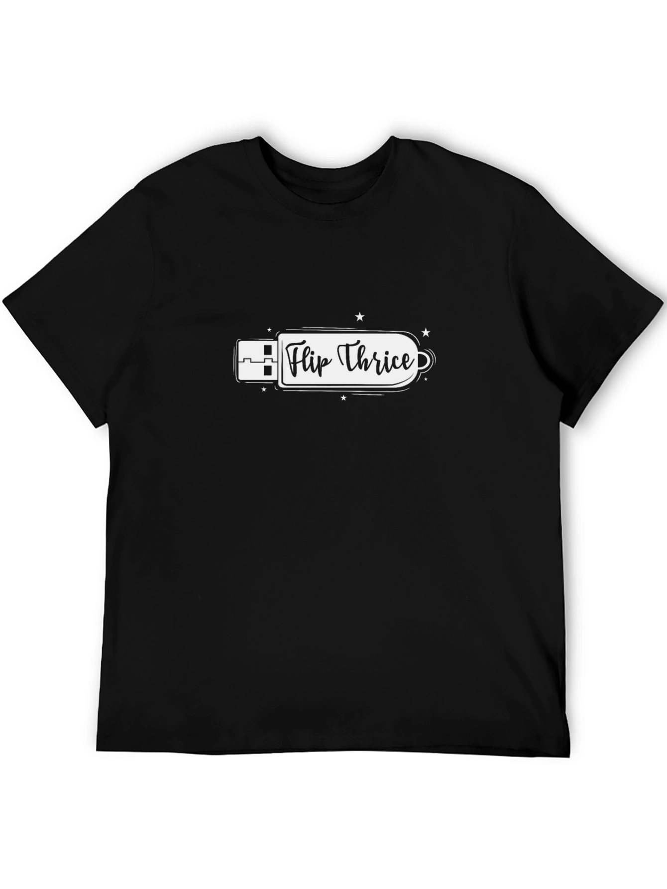 Flip Thrice USB T-Shirt - Data Humor Tee
