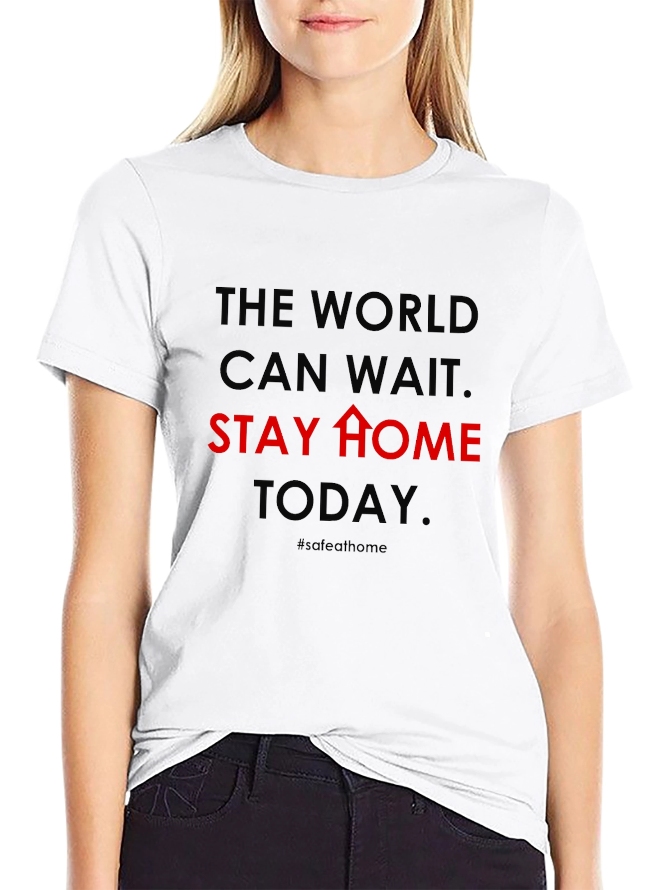 The World Can Wait Stay Home Graphic Tee