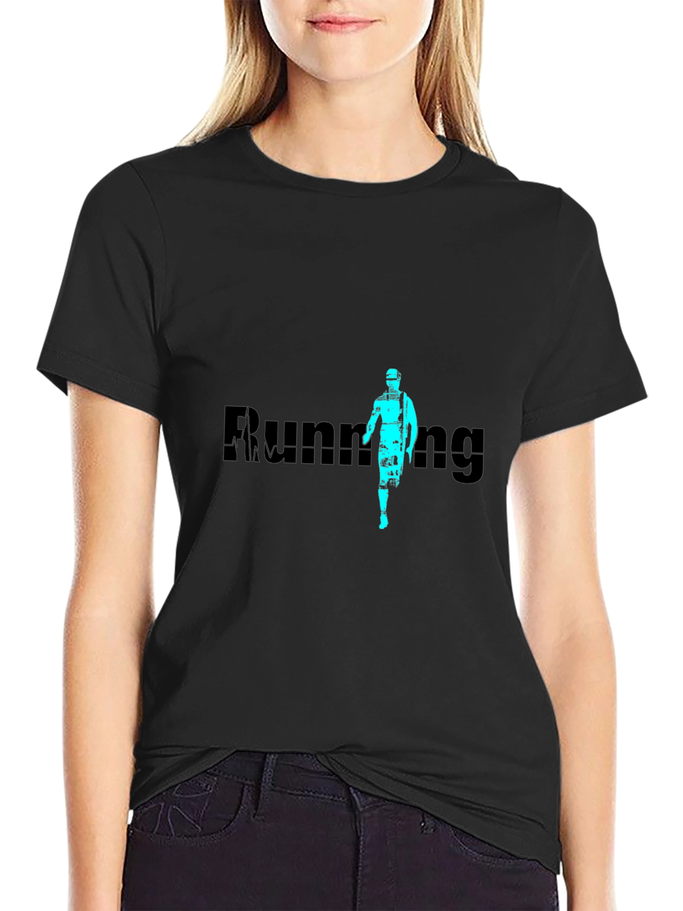 Running Graphic Print Tee