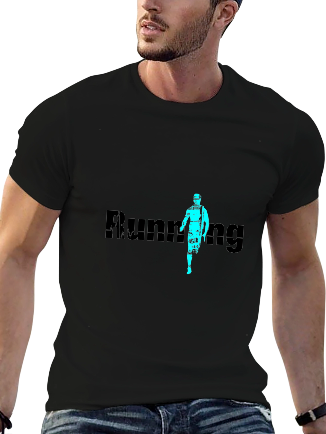 Running Graphic Print Tee