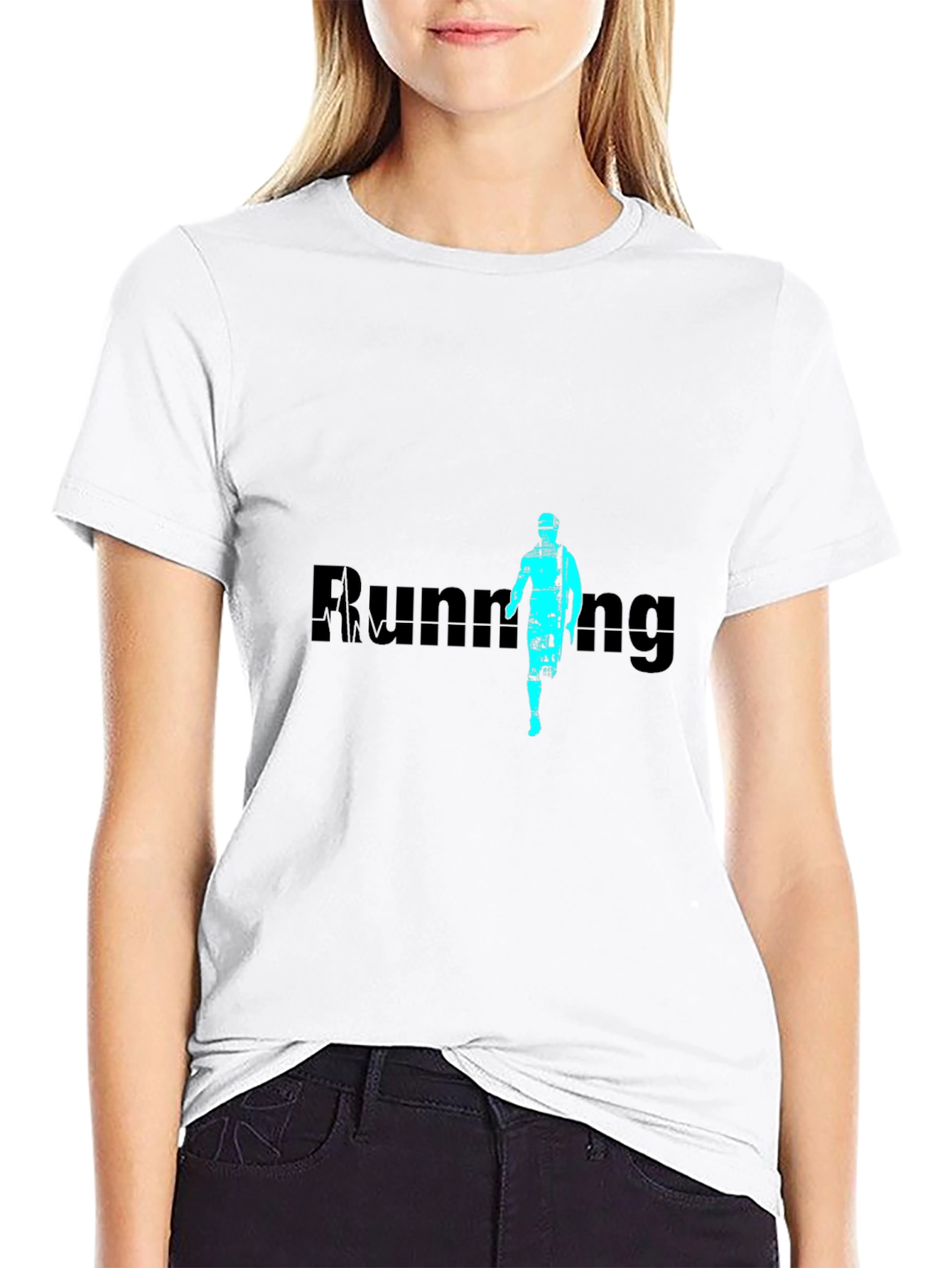 Running Graphic Print Tee