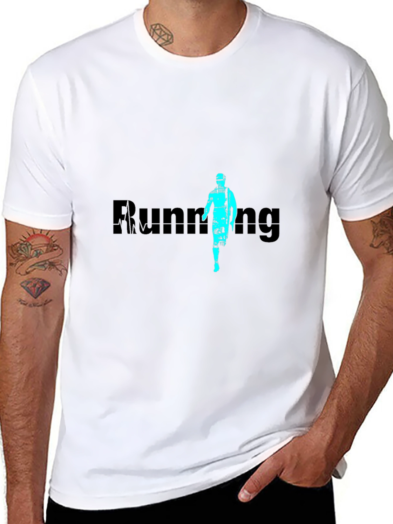Running Graphic Print Tee
