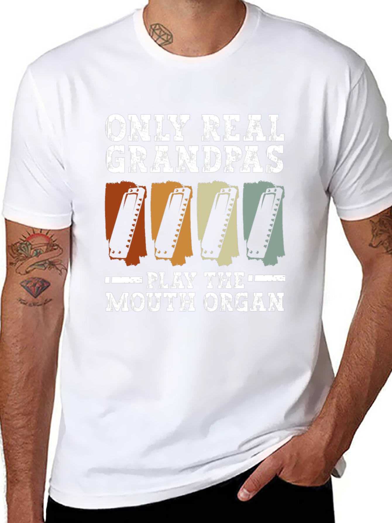 Grandpas Harmonica T-Shirt