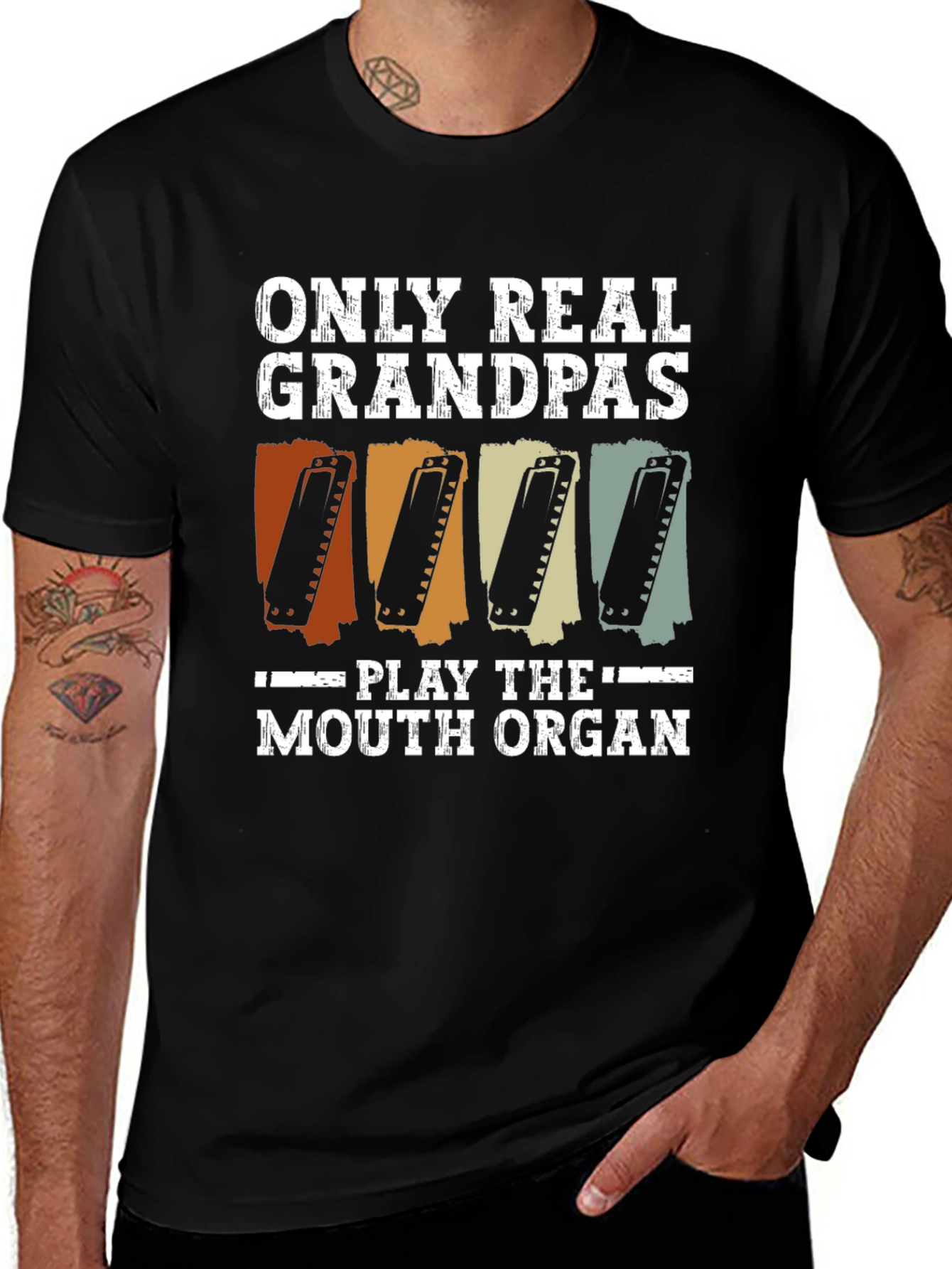 Grandpas Harmonica T-Shirt