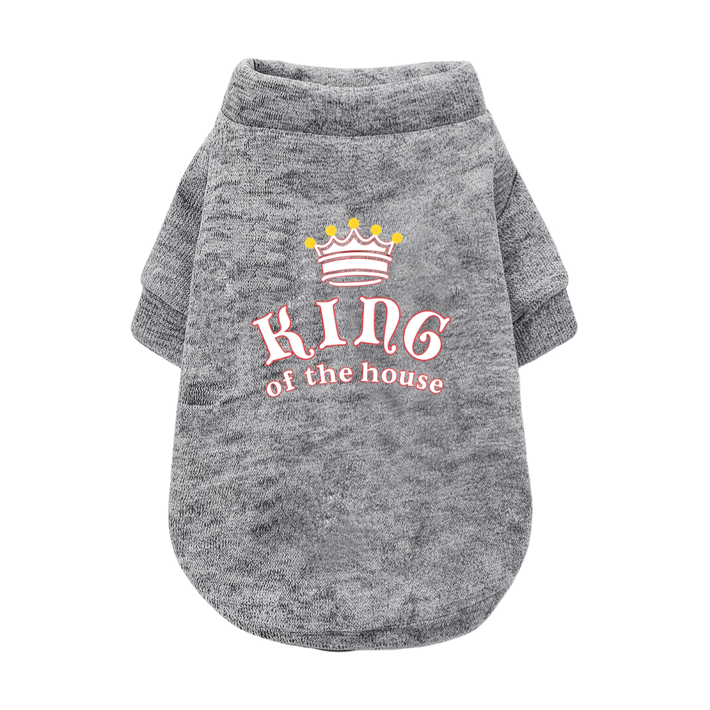 King of The House Noble Crown Puppy Sweater