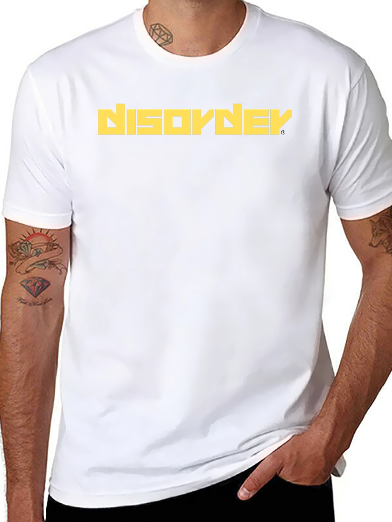 Disorder Tee - Modern Streetwear Graphic T-Shirt
