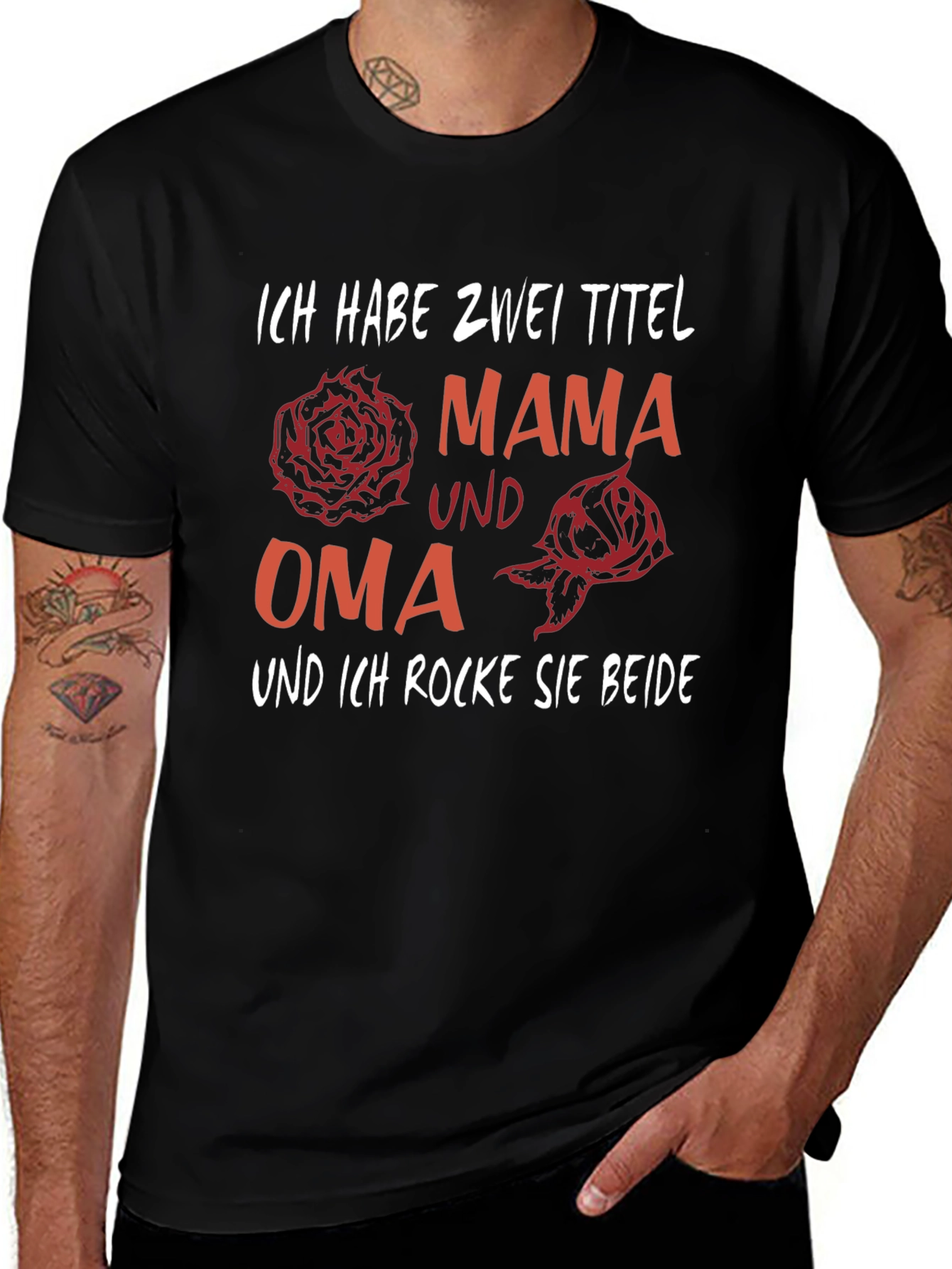 Ich Habe Zwei Titel Mama Und Oma T-Shirt