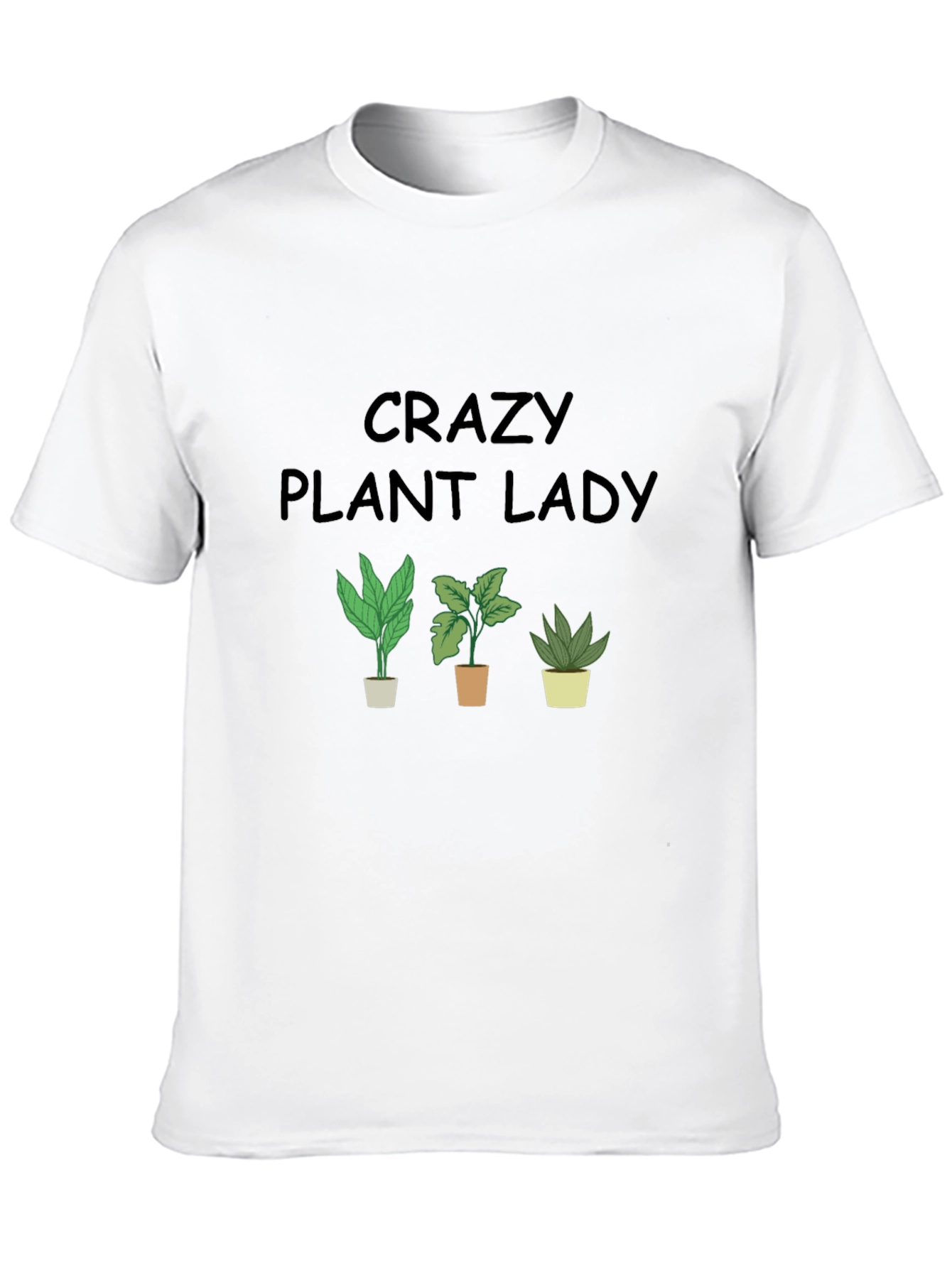 Crazy Plant Lady Graphic Tee - Black