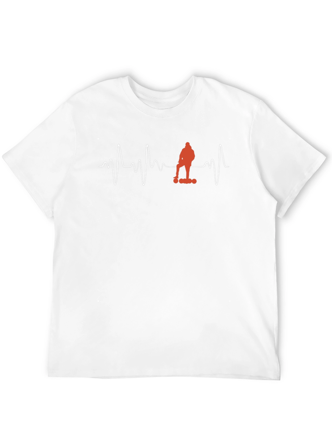 Skateboard Heartbeat Tee - Ride in Style