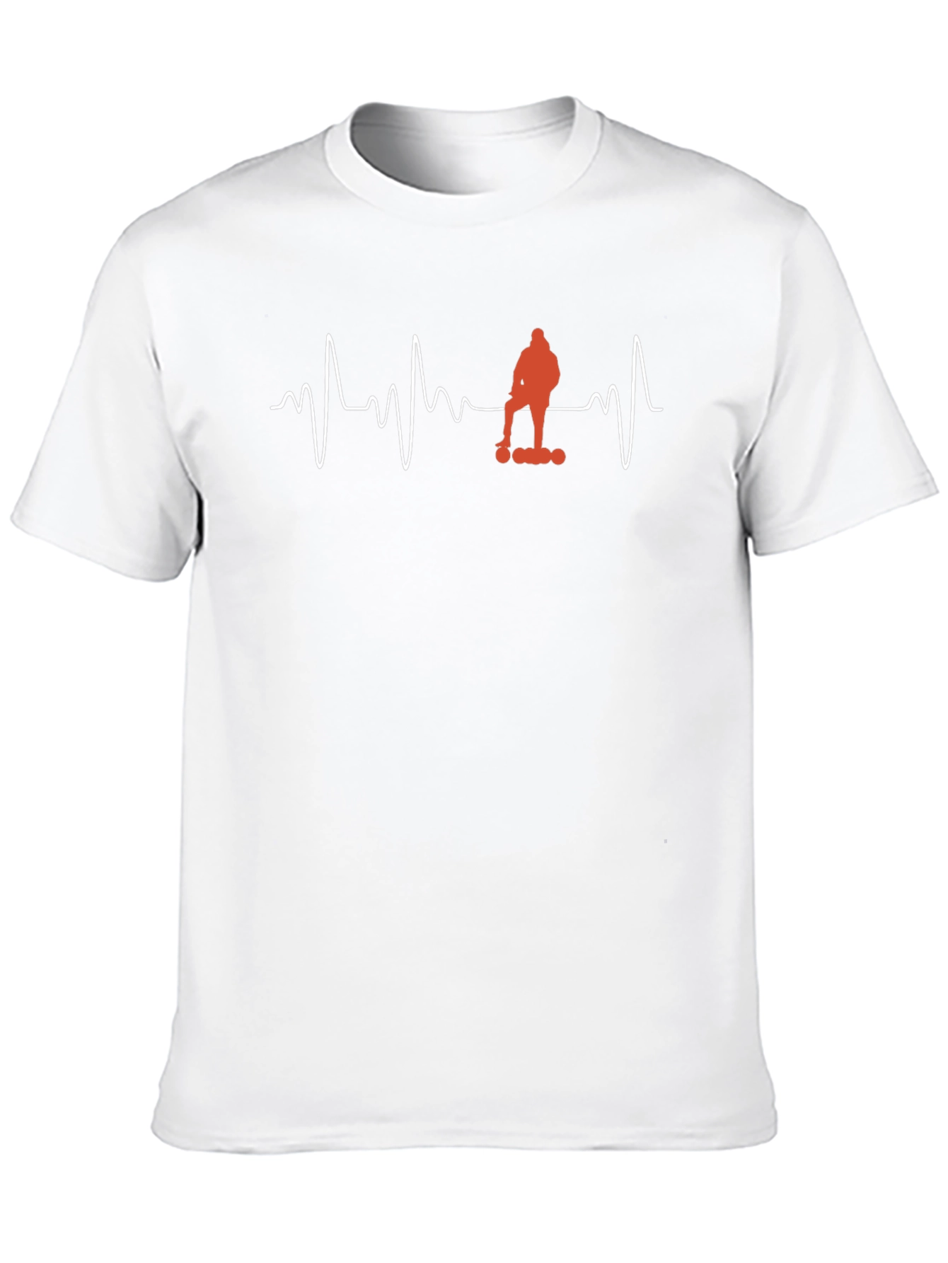 Skateboard Heartbeat Tee - Ride in Style