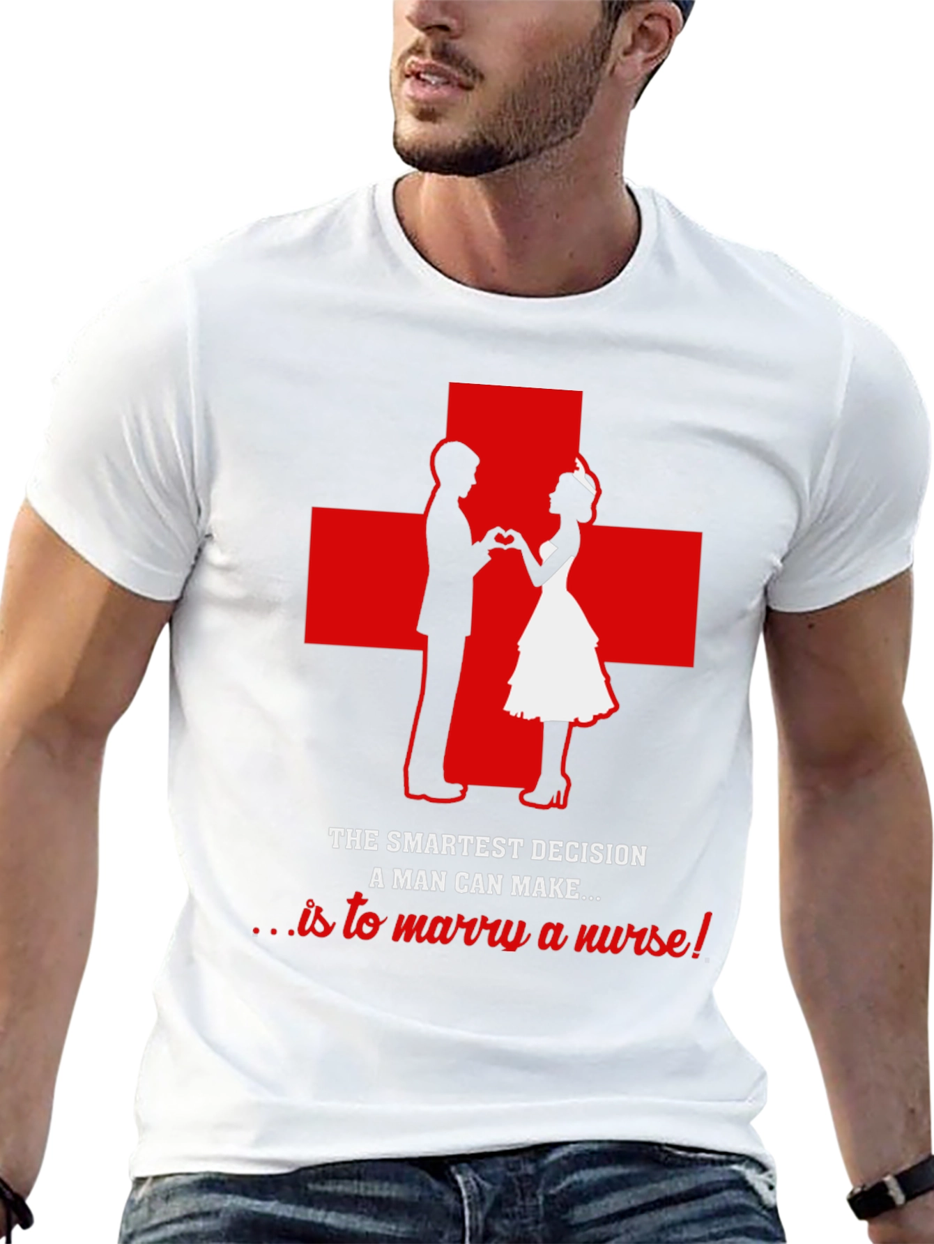 Marry a Nurse Graphic Tee - Smart Decision T-Shirt