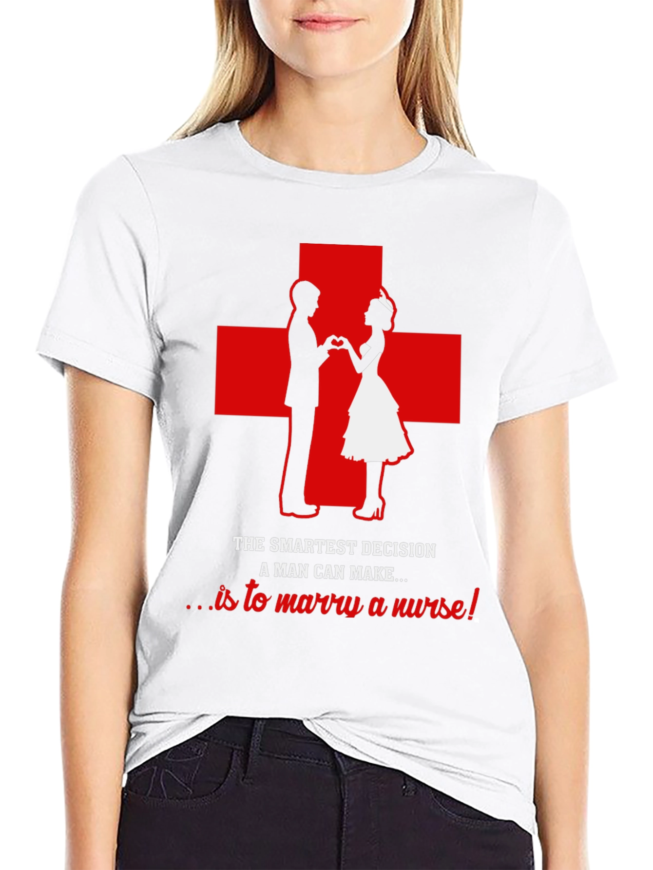 Marry a Nurse Graphic Tee - Smart Decision T-Shirt