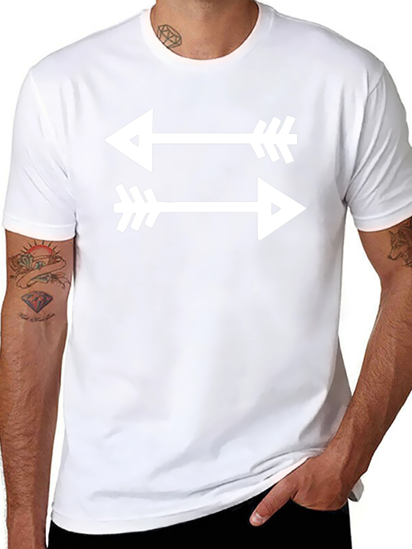 Arrow Graphic Tee - Cool and Unique Design