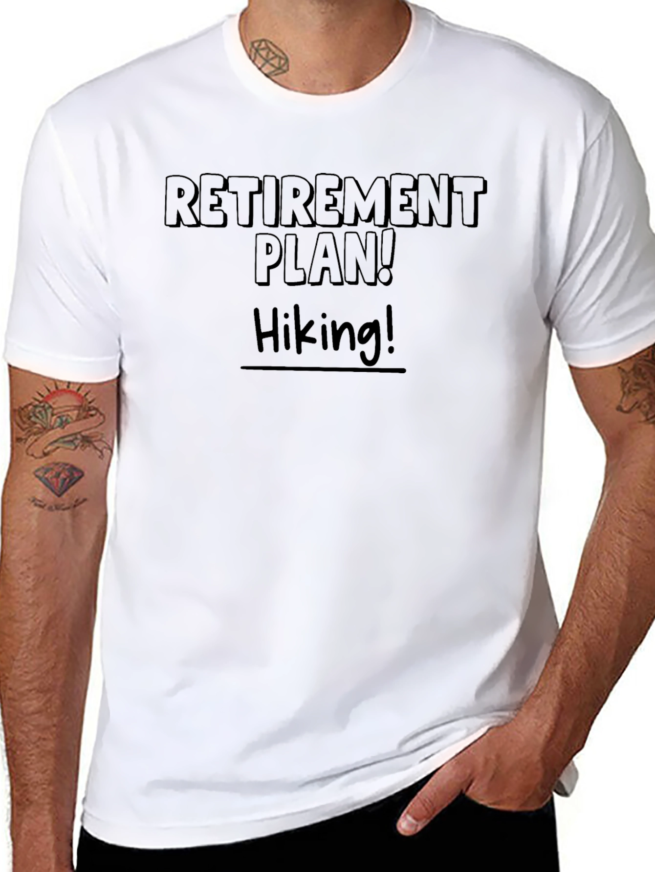 Retirement Plan Hiking T-Shirt